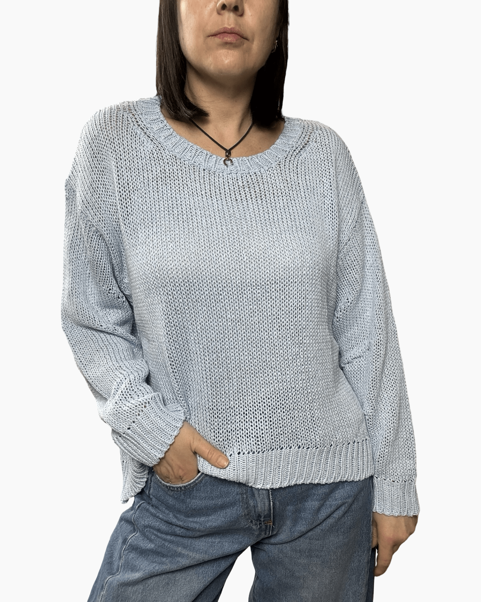 MAGLIA IN COTONE SUSY MIX - XE BLU ABBIGLIAMENTO