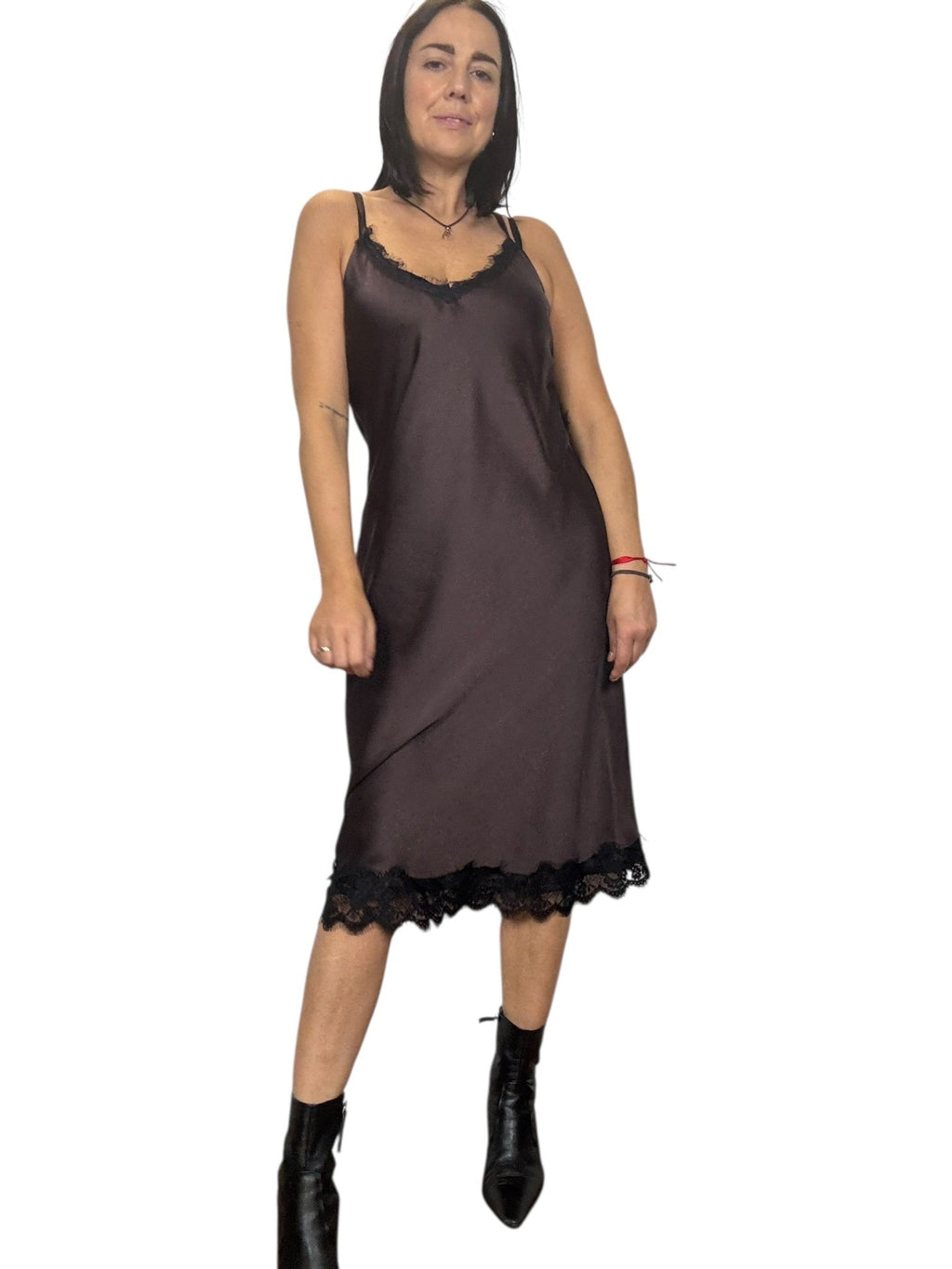 ABITO LINGERIE MIDI SUSY MIX - XE BLU ABBIGLIAMENTO