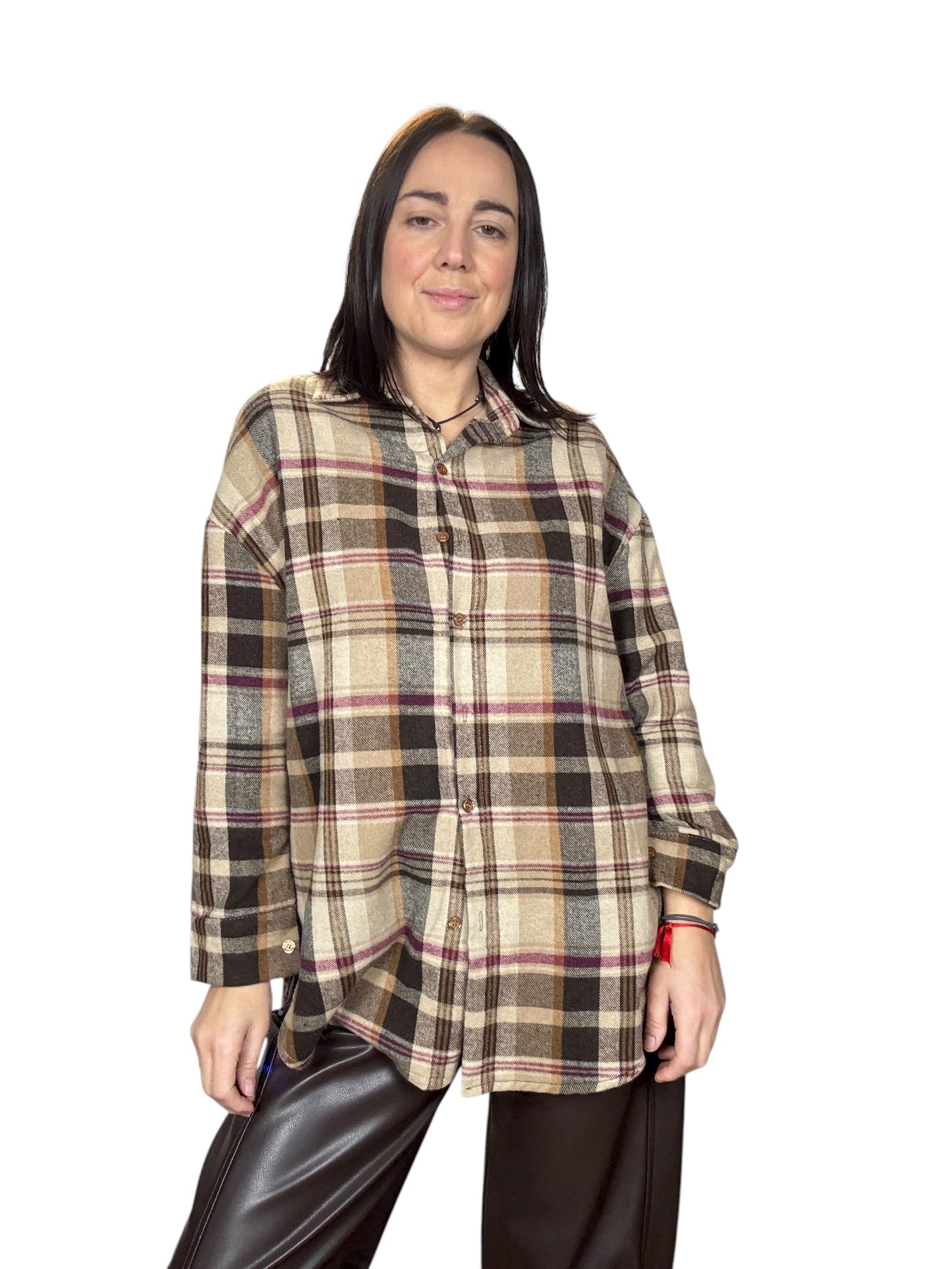 CAMICIA CHECK OVER SUSY MIX