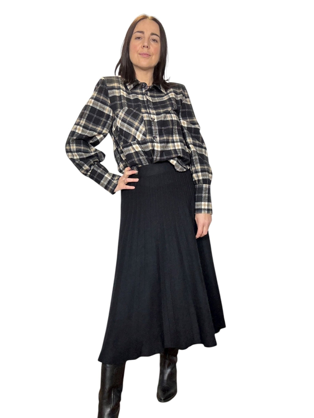 GONNA MIDI IN MAGLIA SUSY MIX - XE BLU ABBIGLIAMENTO