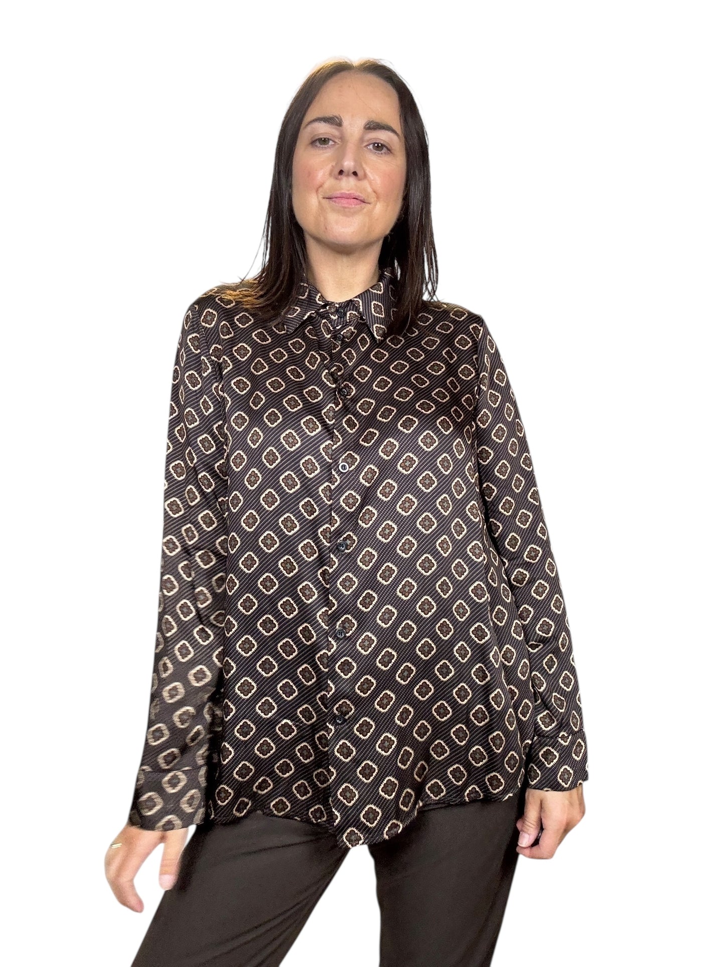 CAMICIA A FANTASIA GEOMETRICA SUSY MIX