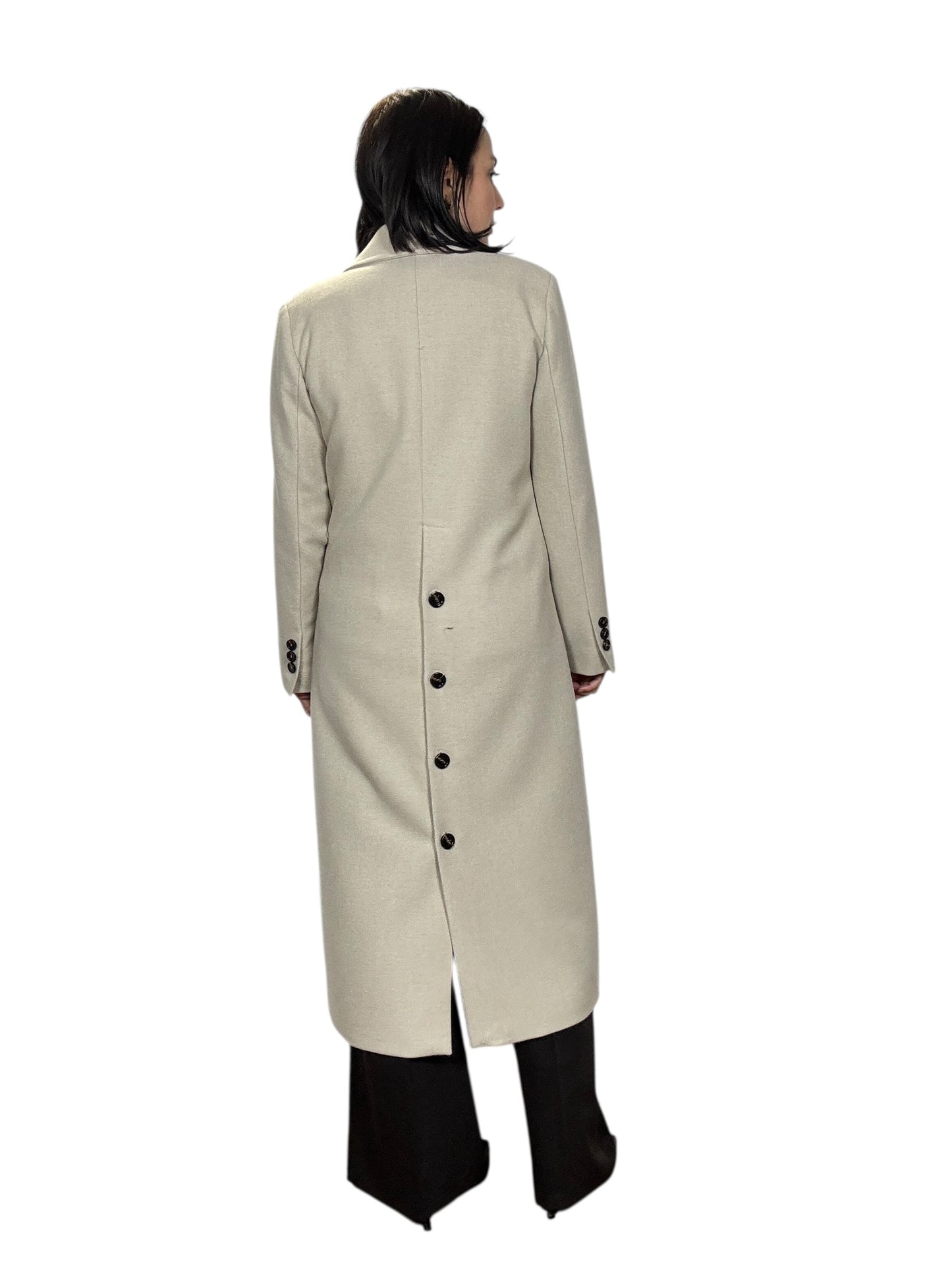 CAPPOTTO BOTTONI DIETRO TENSIONE IN