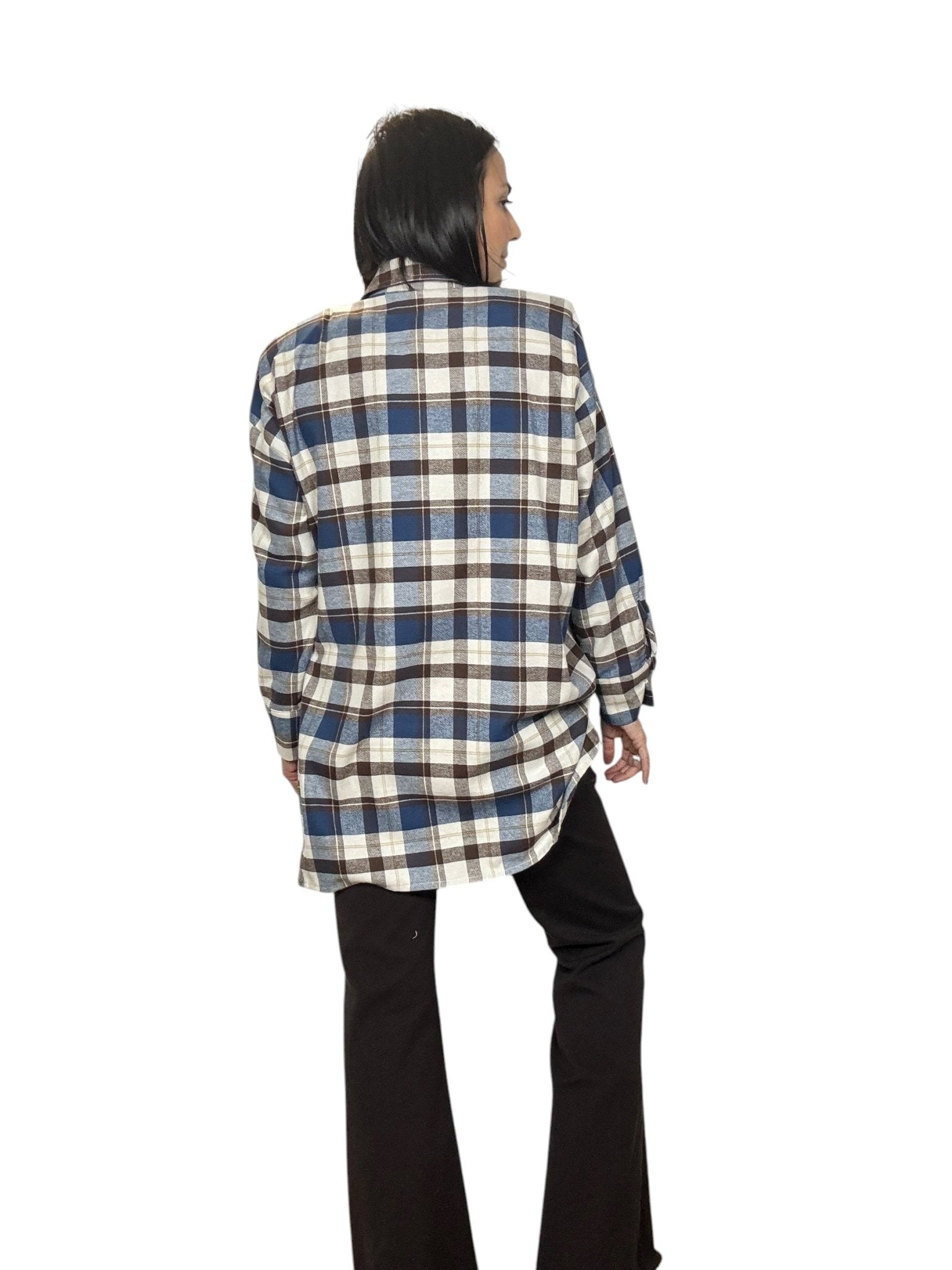 CAMICIA A QUADRI MOTEL - XE BLU ABBIGLIAMENTO