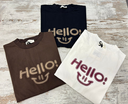 T-SHIRT HELLO VICOLO