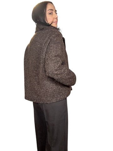 CAPPOTTINO IN LANA COTTA SUSY MIX - XE BLU ABBIGLIAMENTO