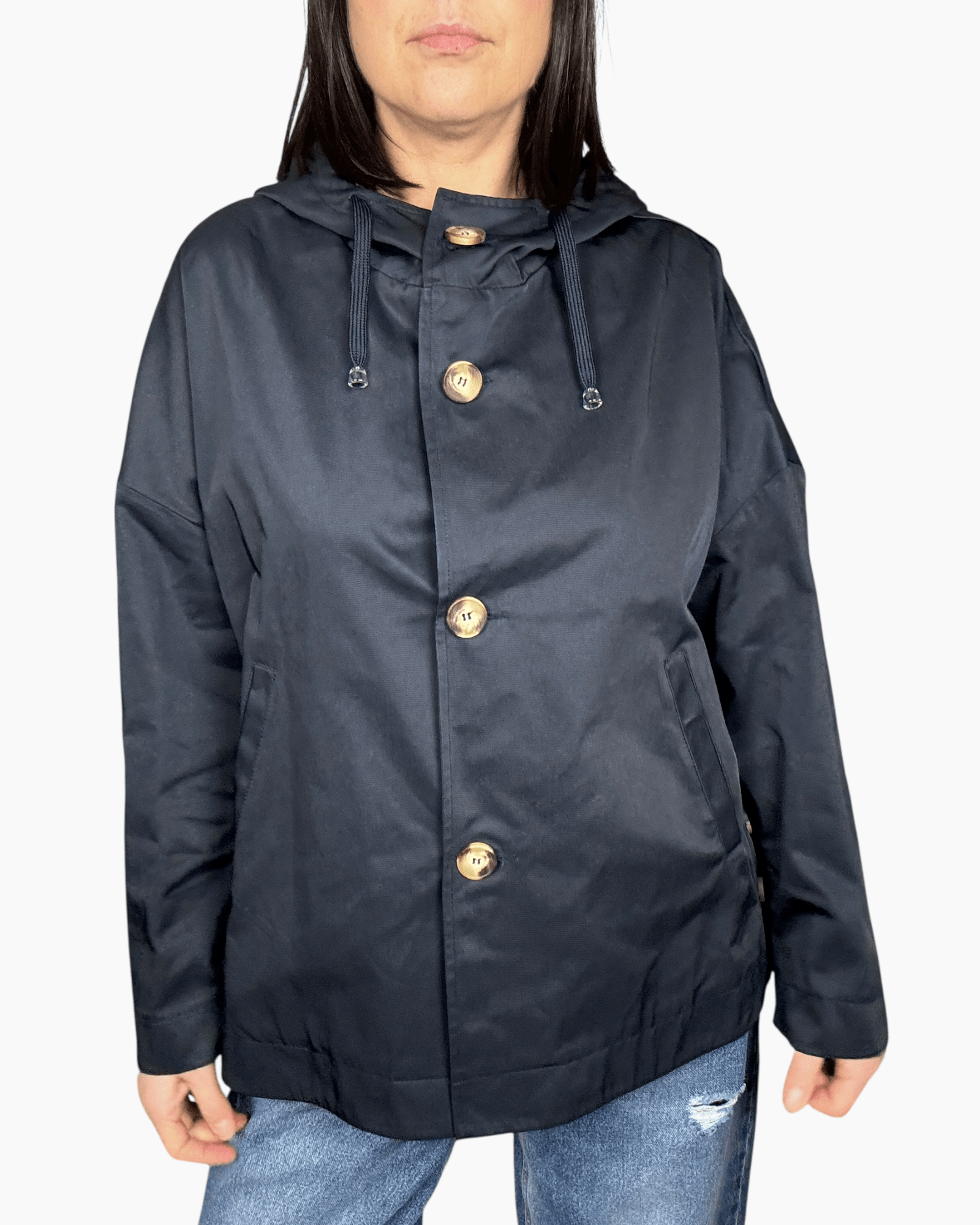 TRENCH BLU TENSIONE IN - XE BLU ABBIGLIAMENTO