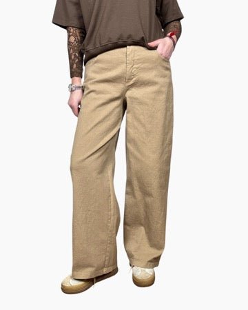 PANTALONE A PALAZZO IN COTONE SUSY MIX - XE BLU ABBIGLIAMENTO