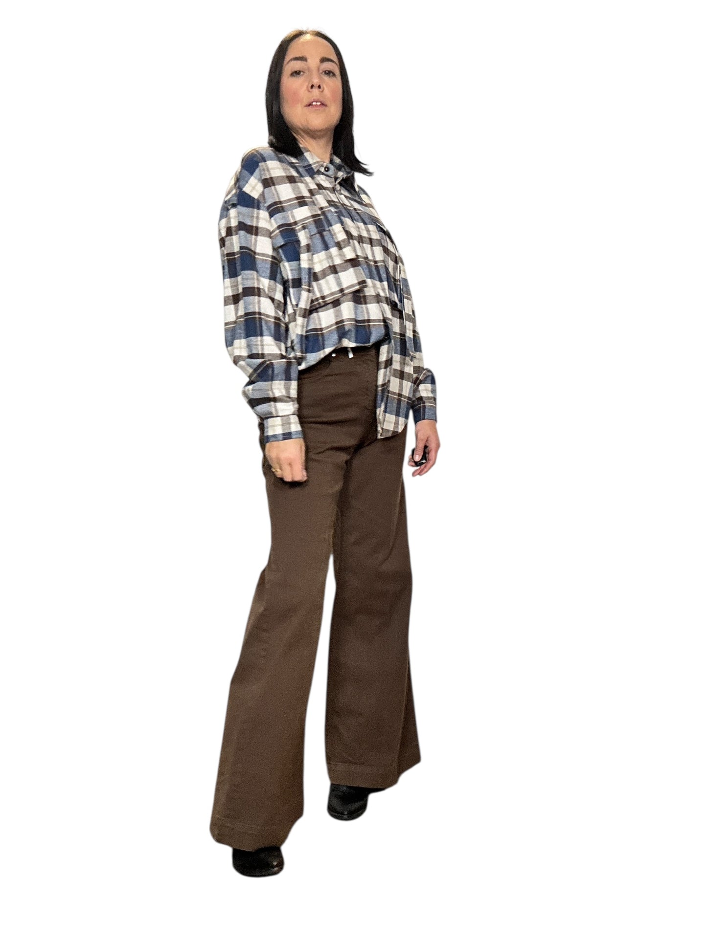 JEANS COLORATO A PALAZZO SUSY MIX
