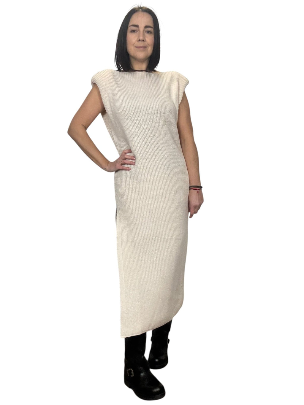 ABITO SMANICATO CON MANICOTTO VICOLO - XE BLU ABBIGLIAMENTO