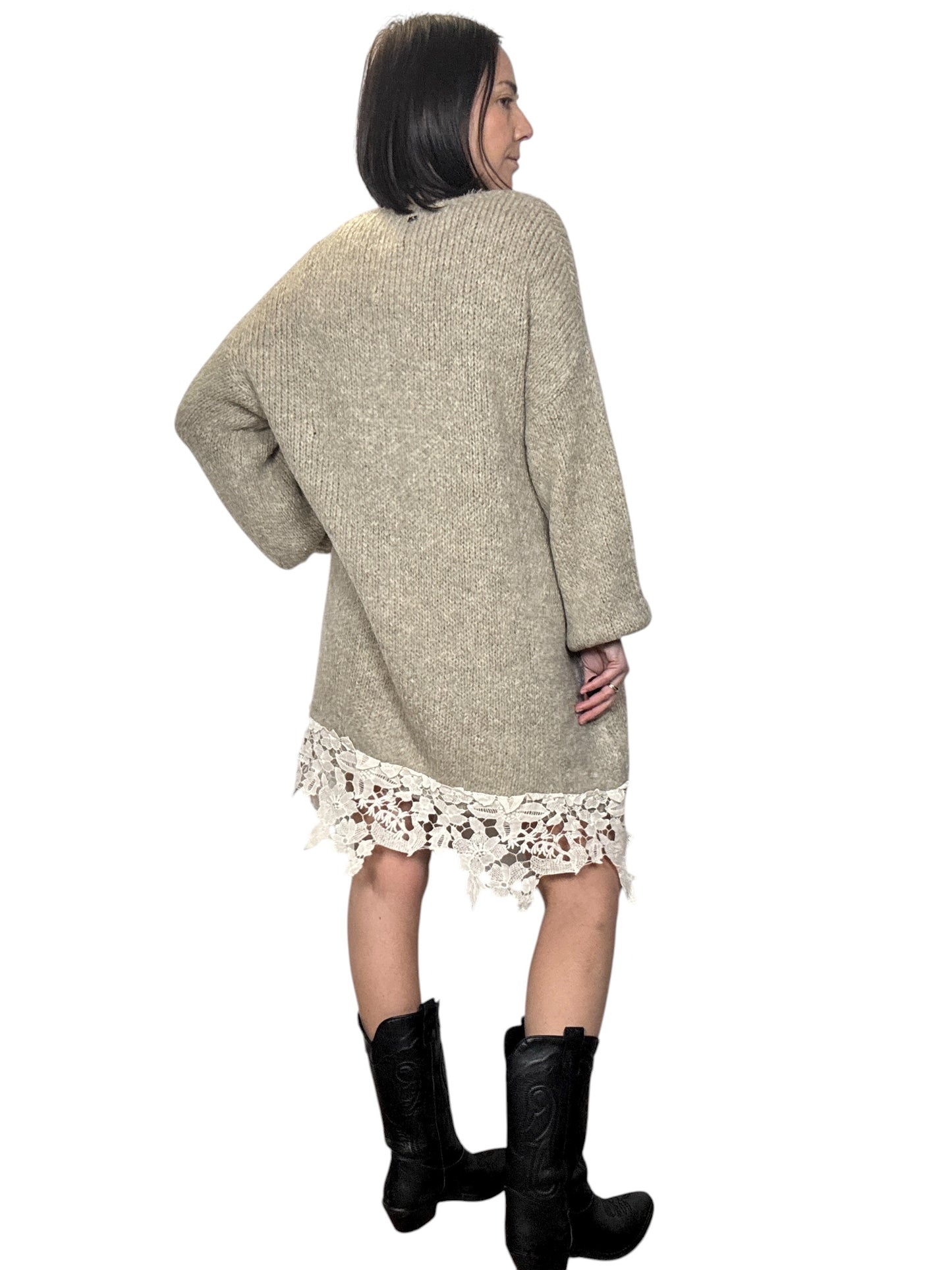 ABITO IN MAGLIA CON PIZZO DIXIE