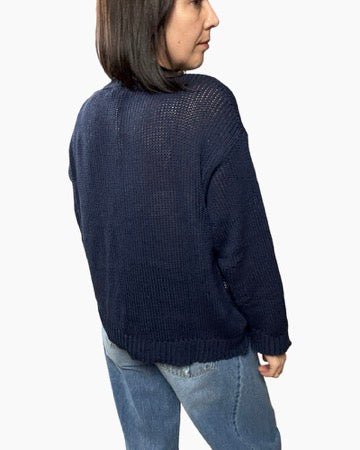 MAGLIA IN COTONE SUSY MIX - XE BLU ABBIGLIAMENTO
