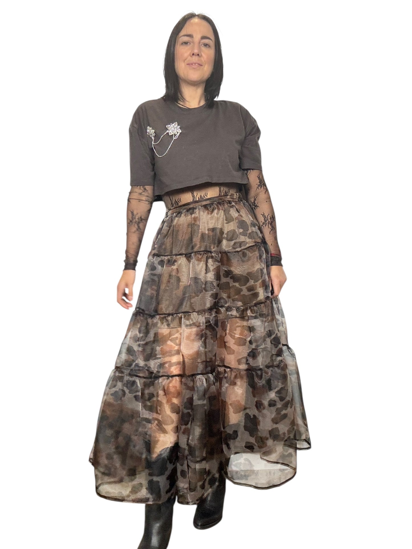 GONNA MACULATA IN TULLE SUSY MIX