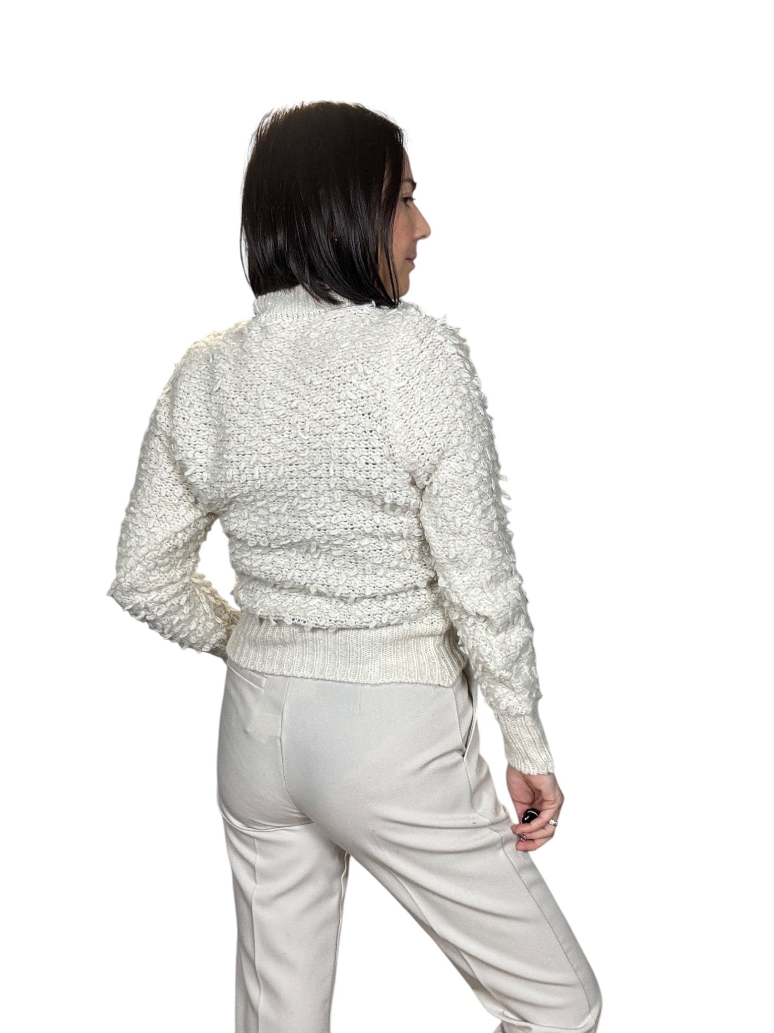 MAGLIA RICCIOLINA SUSY MIX - XE BLU ABBIGLIAMENTO