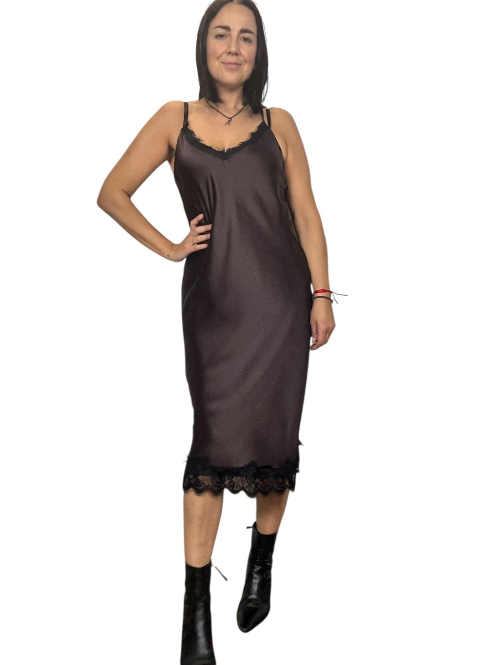 ABITO LINGERIE MIDI SUSY MIX - XE BLU ABBIGLIAMENTO