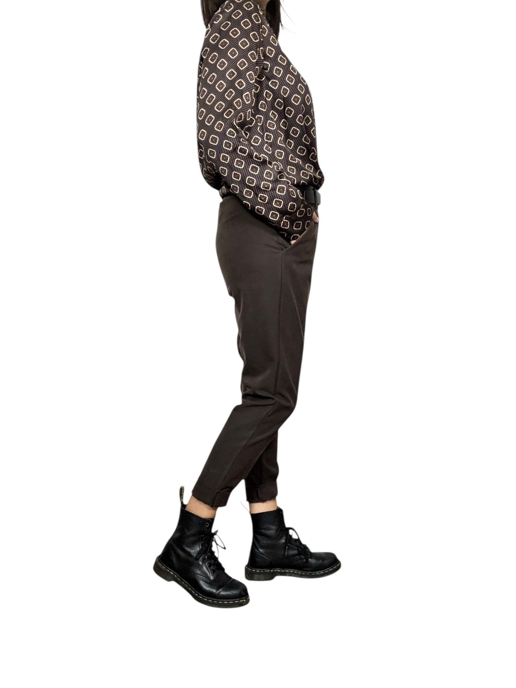 PANTALONE CON ELASTICO IN VITA SUSY MIX - XE BLU ABBIGLIAMENTO