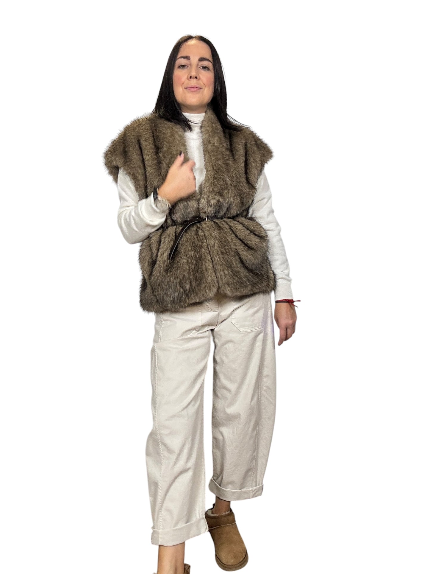 GILET IN ECOPELLICCIA SUSY MIX