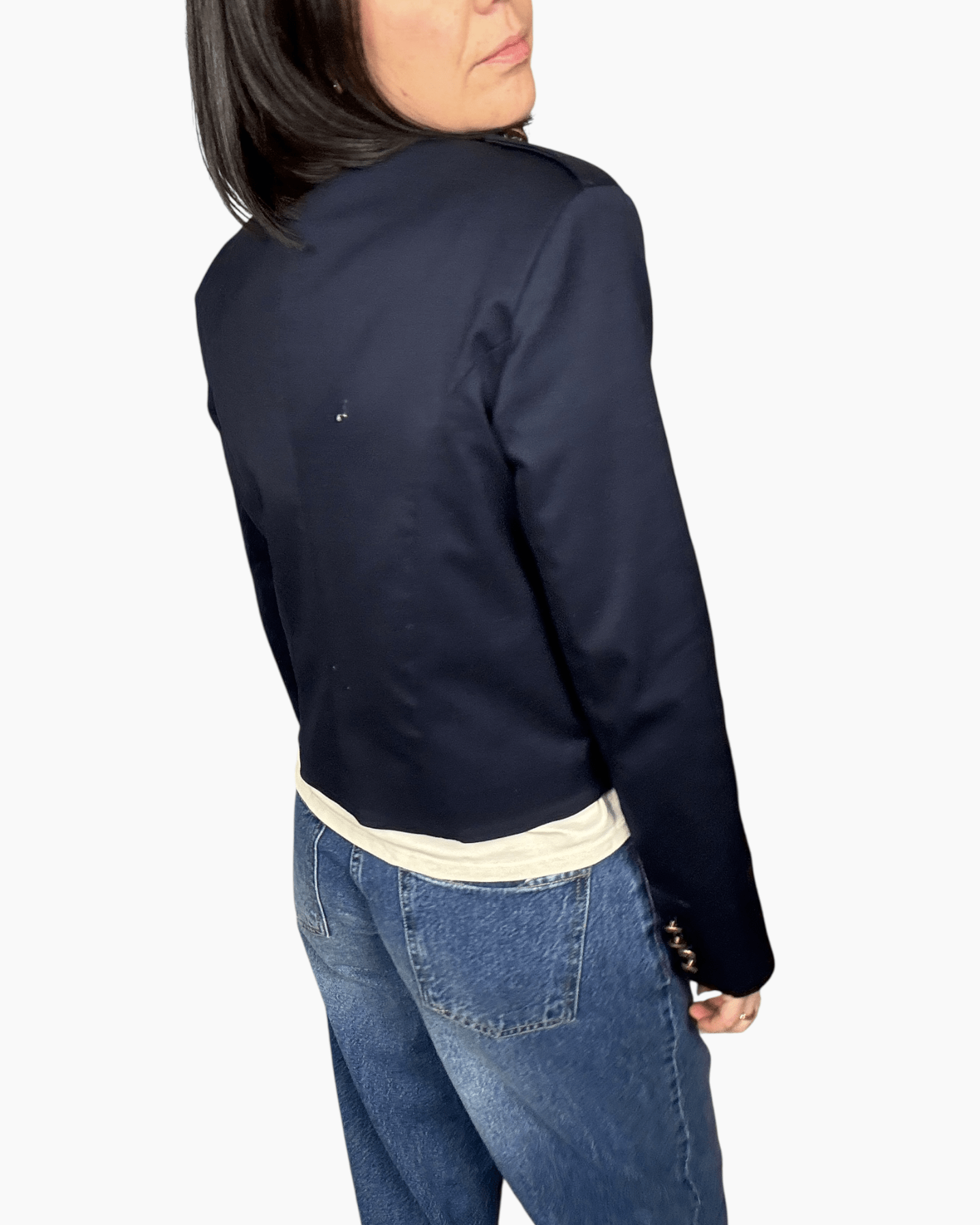 GIACCA BOTTONI ORO TENSIONE IN - XE BLU ABBIGLIAMENTO