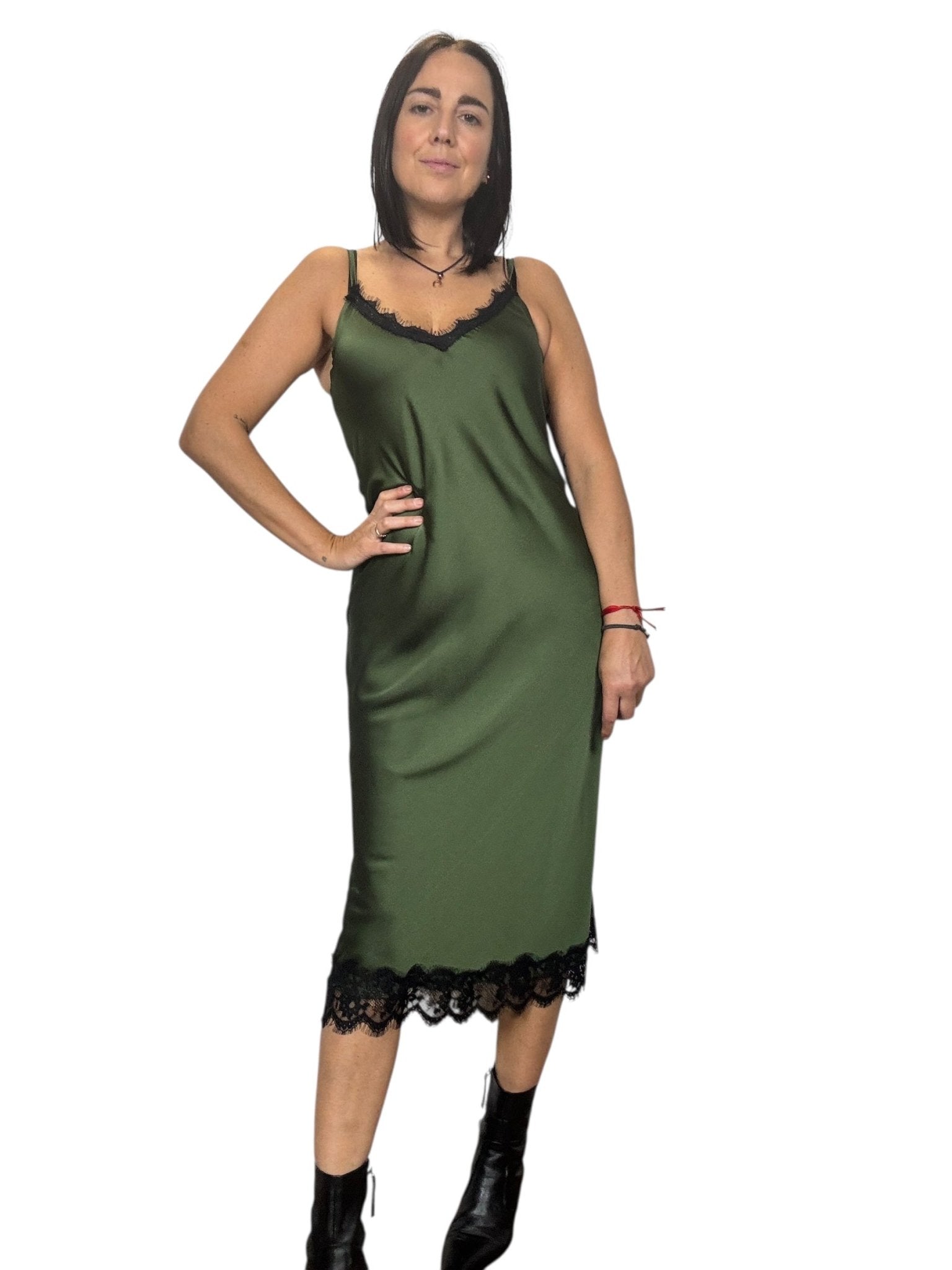 ABITO LINGERIE MIDI SUSY MIX - XE BLU ABBIGLIAMENTO