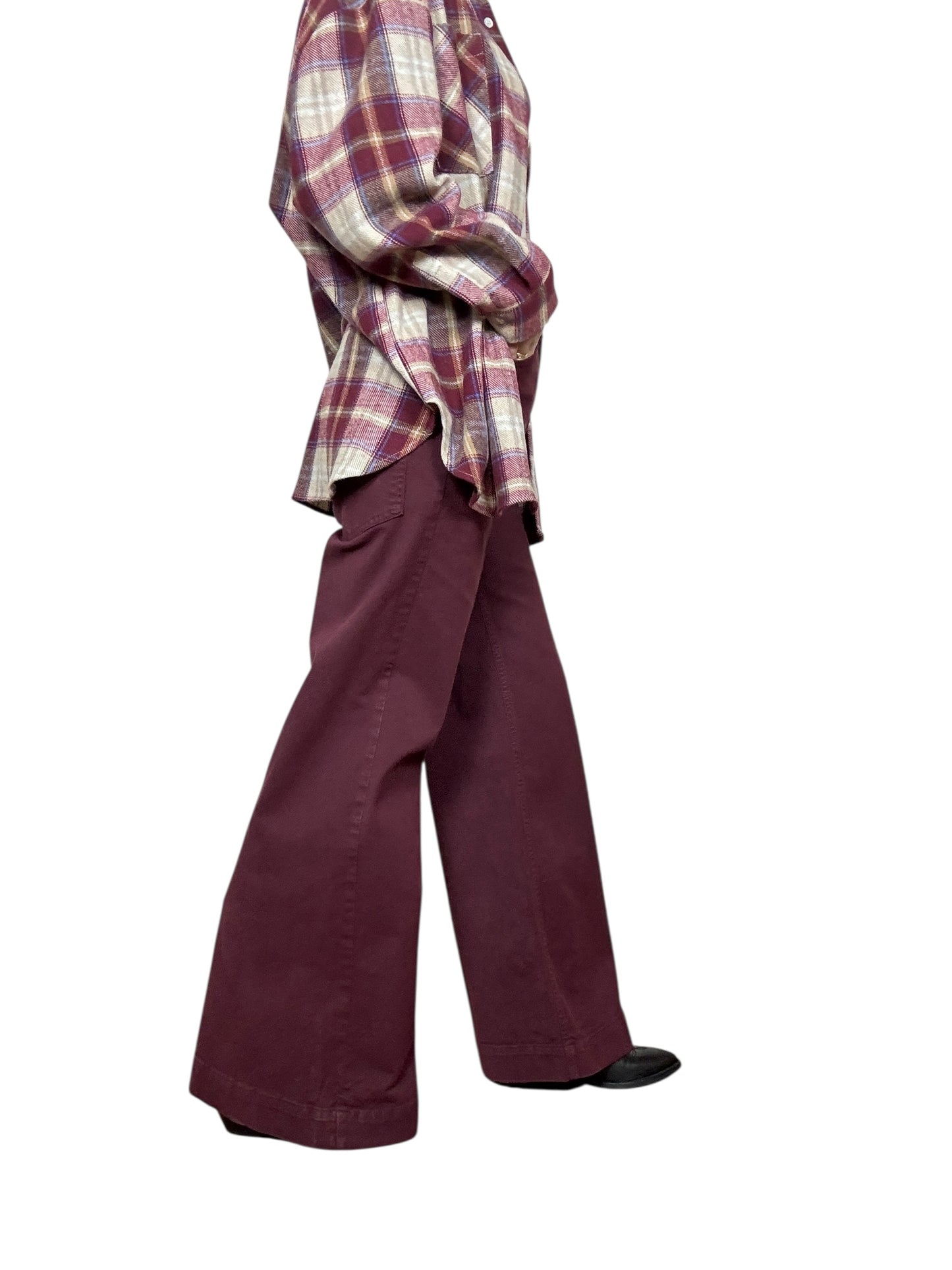 JEANS COLORATO A PALAZZO SUSY MIX