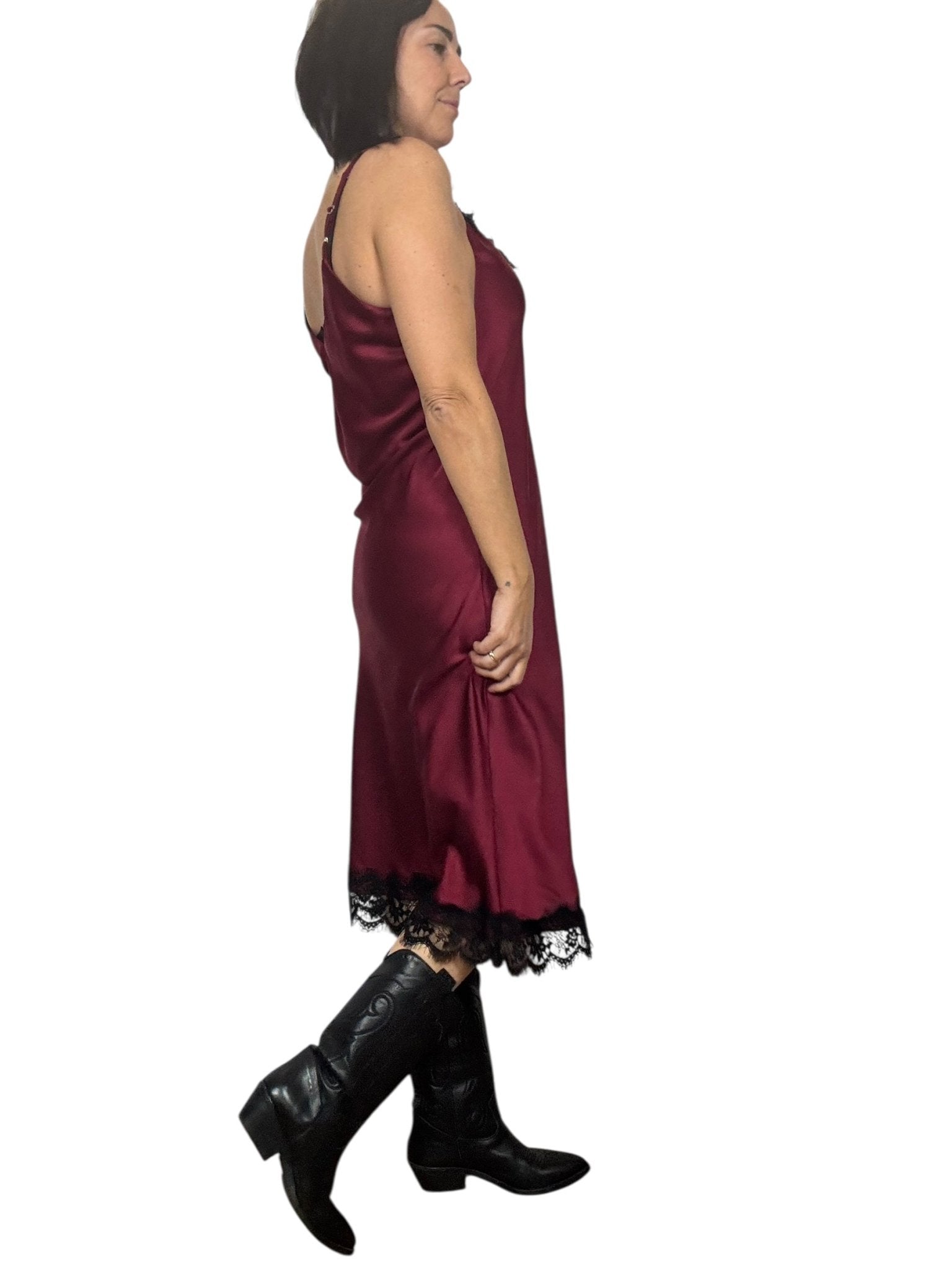 ABITO LINGERIE MIDI SUSY MIX - XE BLU ABBIGLIAMENTO