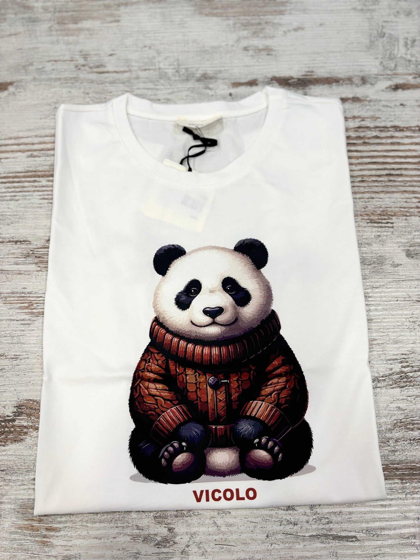 T-SHIRT PANDA CON GIUBOTTO VICOLO