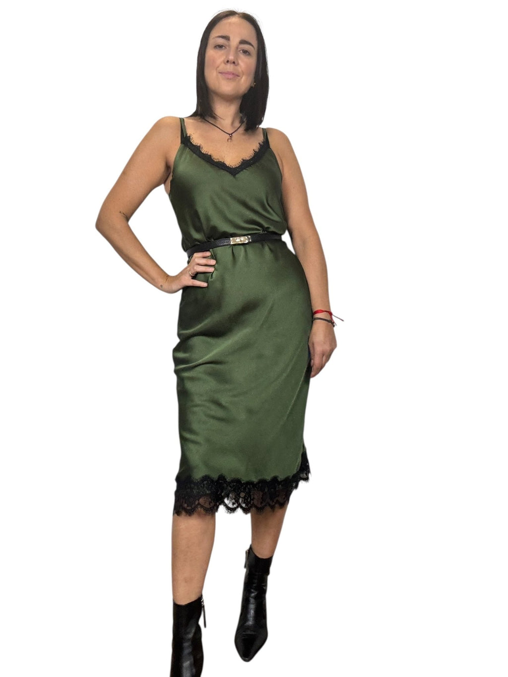 ABITO LINGERIE MIDI SUSY MIX - XE BLU ABBIGLIAMENTO