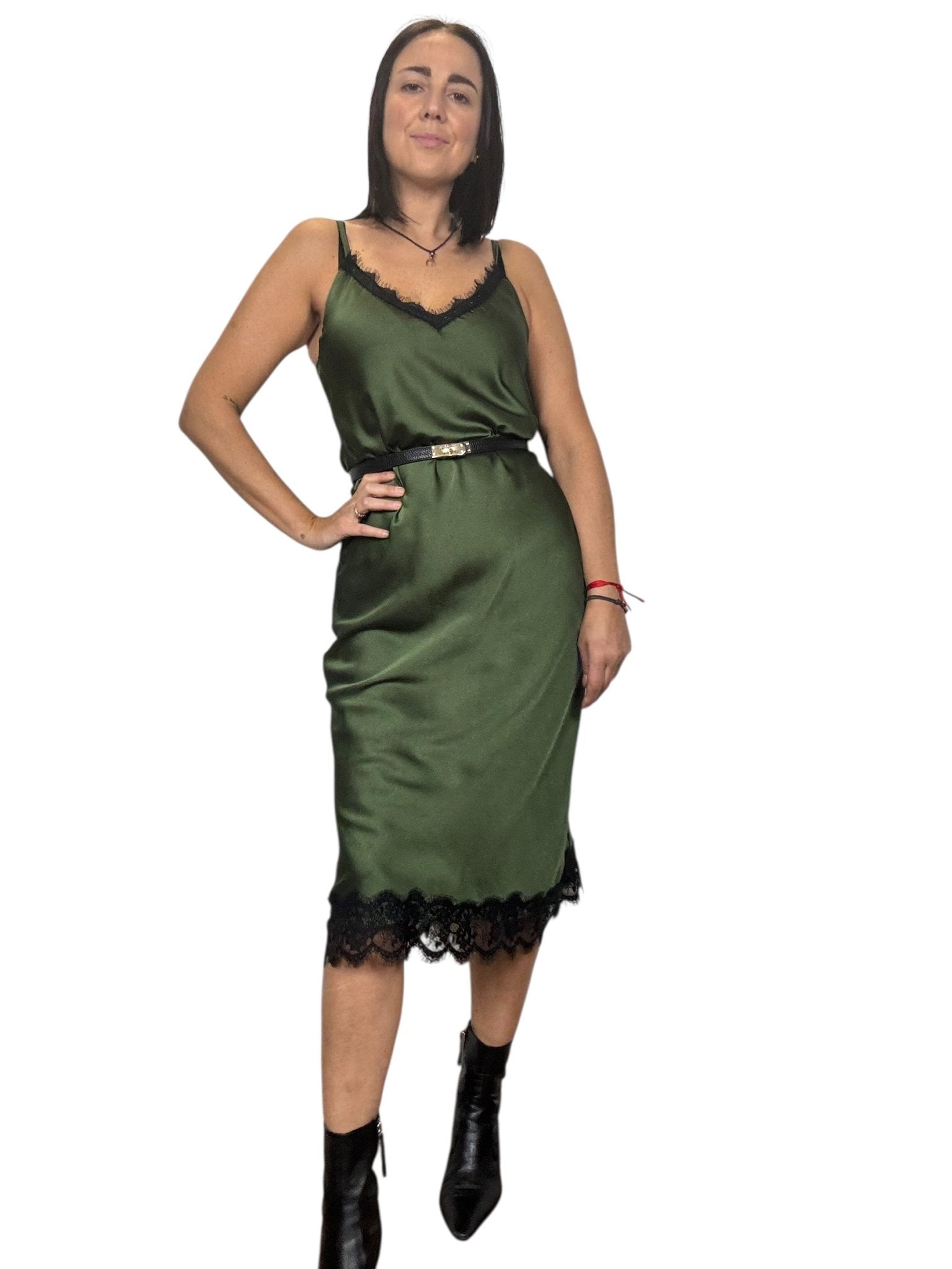 ABITO LINGERIE MIDI SUSY MIX - XE BLU ABBIGLIAMENTO