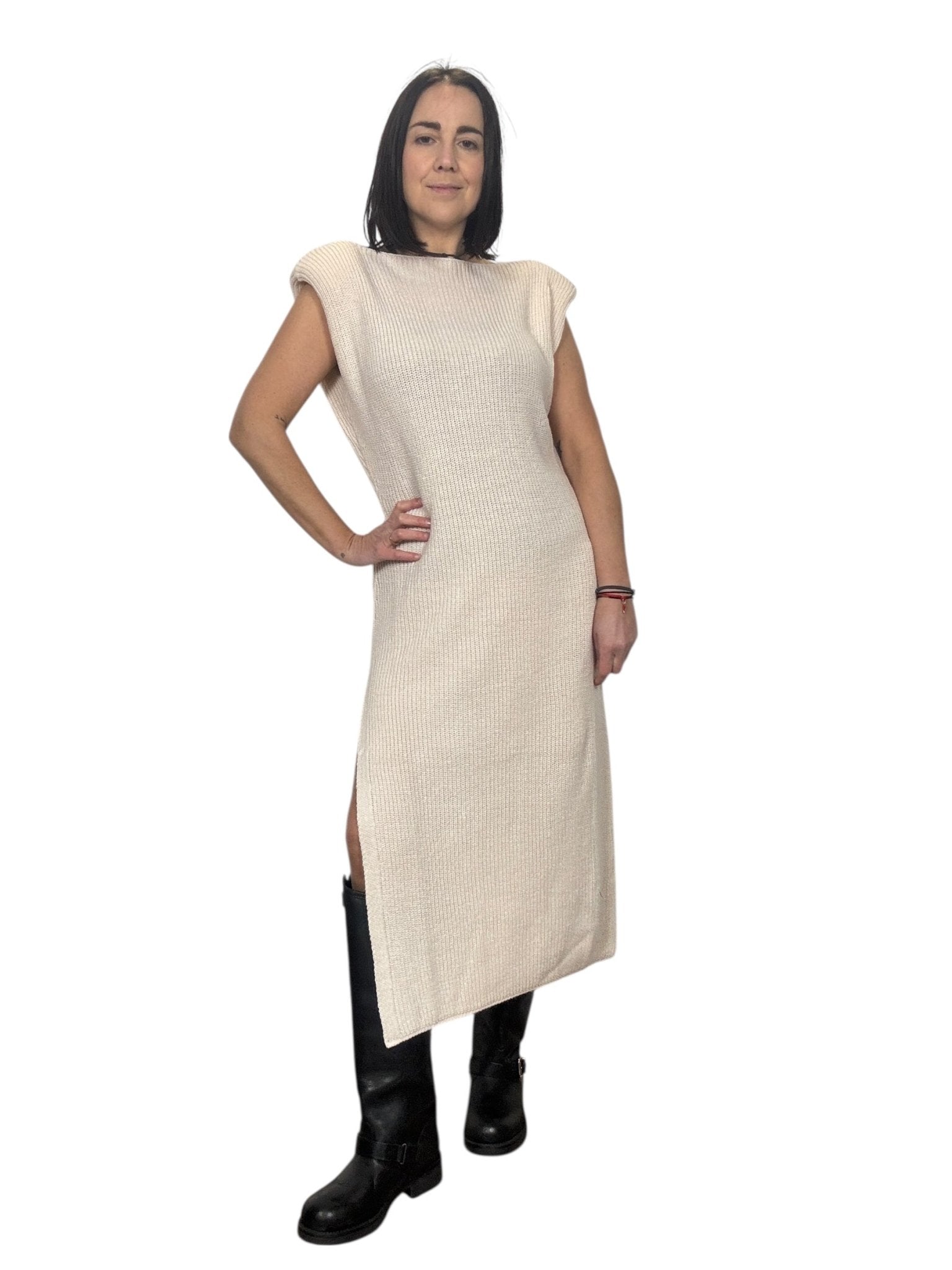 ABITO SMANICATO CON MANICOTTO VICOLO - XE BLU ABBIGLIAMENTO