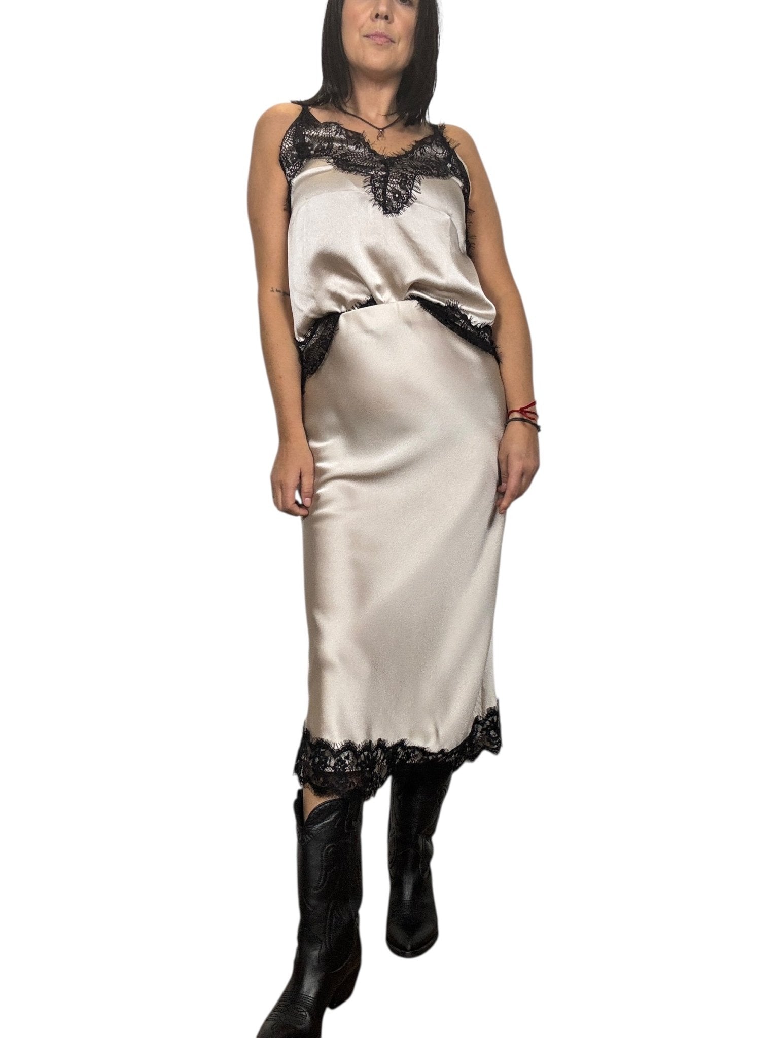 GONNA LONGUETTE LINGERIE SUSY MIX - XE BLU ABBIGLIAMENTO