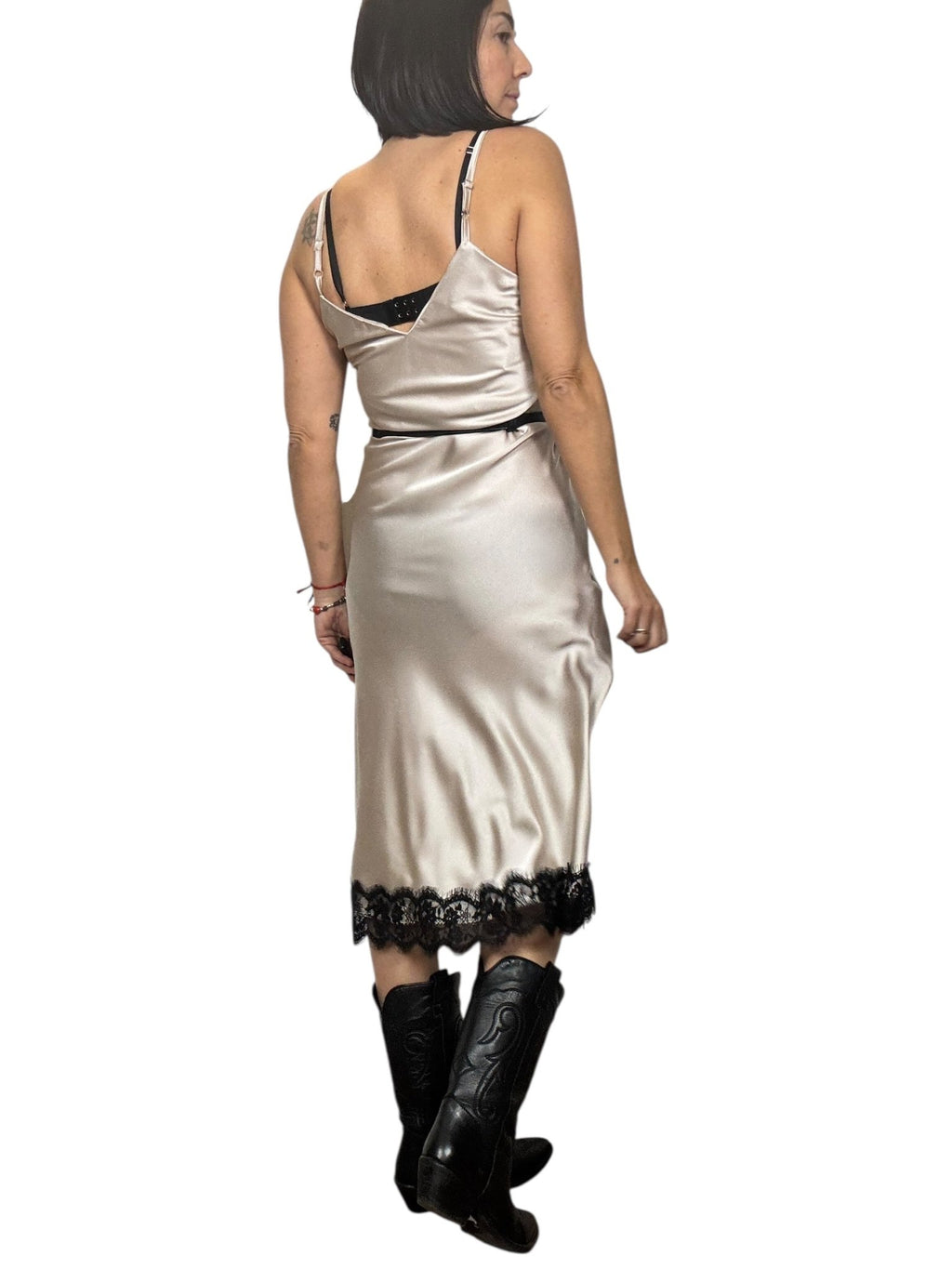 ABITO LINGERIE MIDI SUSY MIX - XE BLU ABBIGLIAMENTO