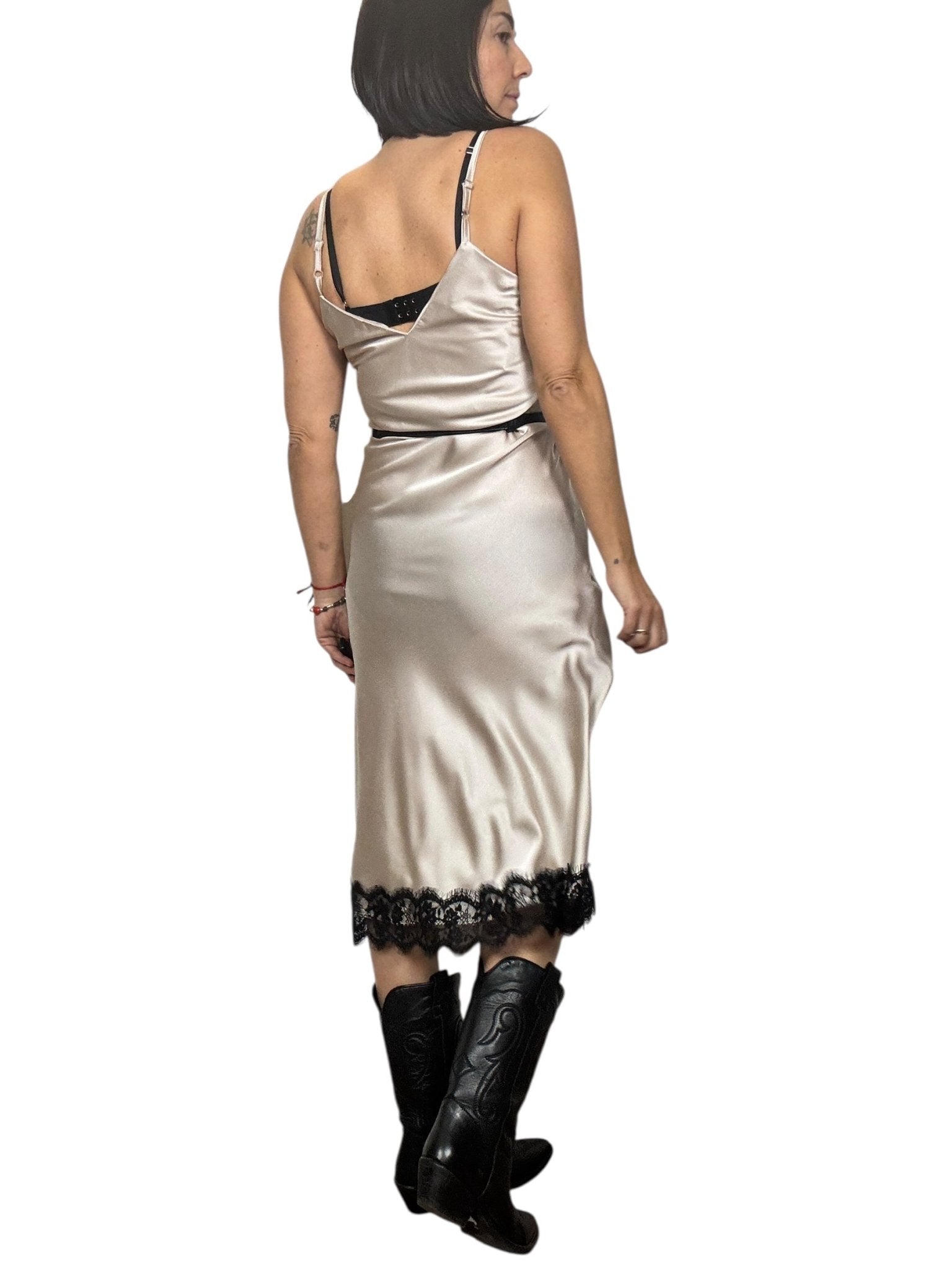 ABITO LINGERIE MIDI SUSY MIX - XE BLU ABBIGLIAMENTO