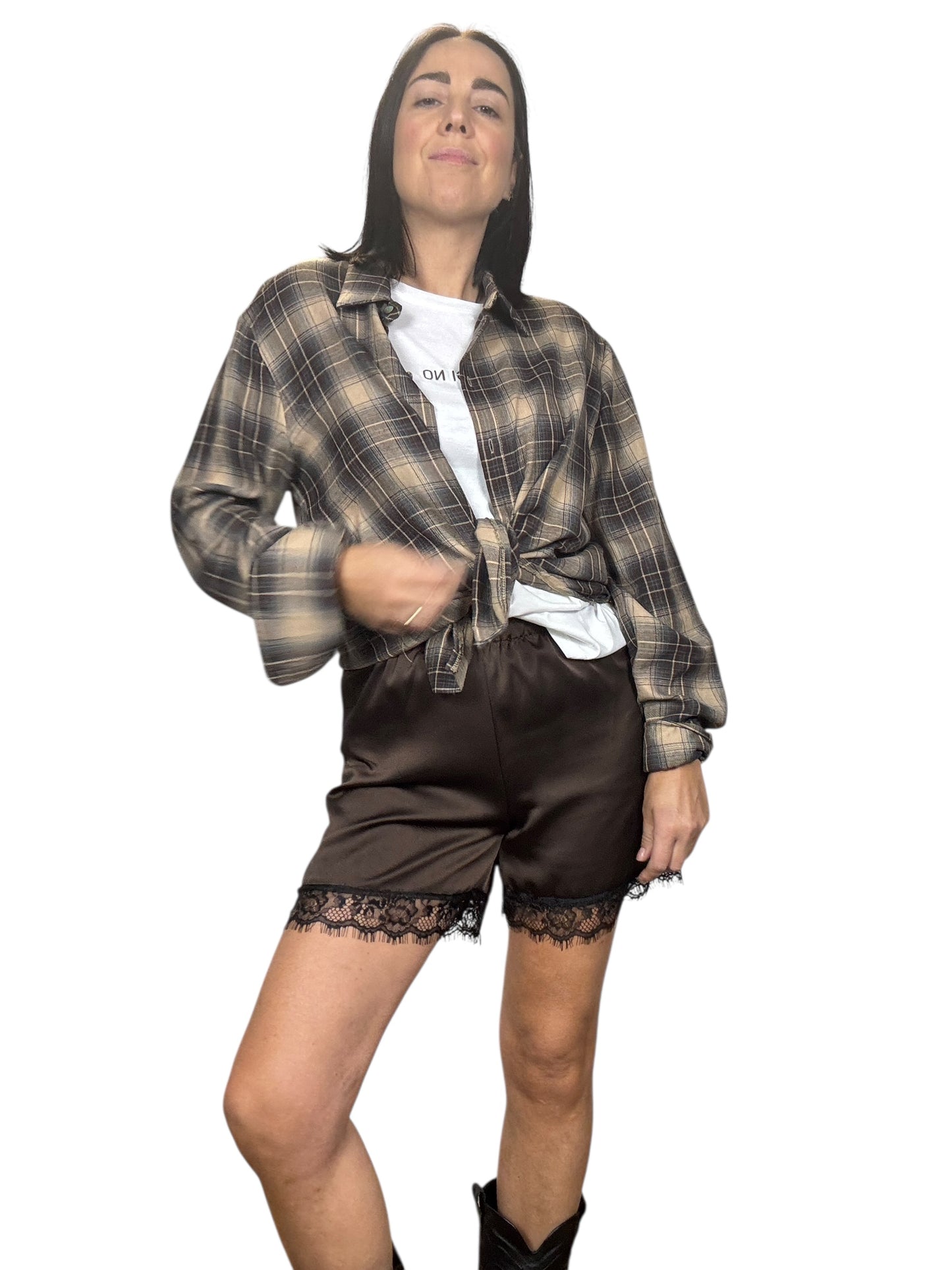 CAMICIA CHECK OVER SUSY MIX