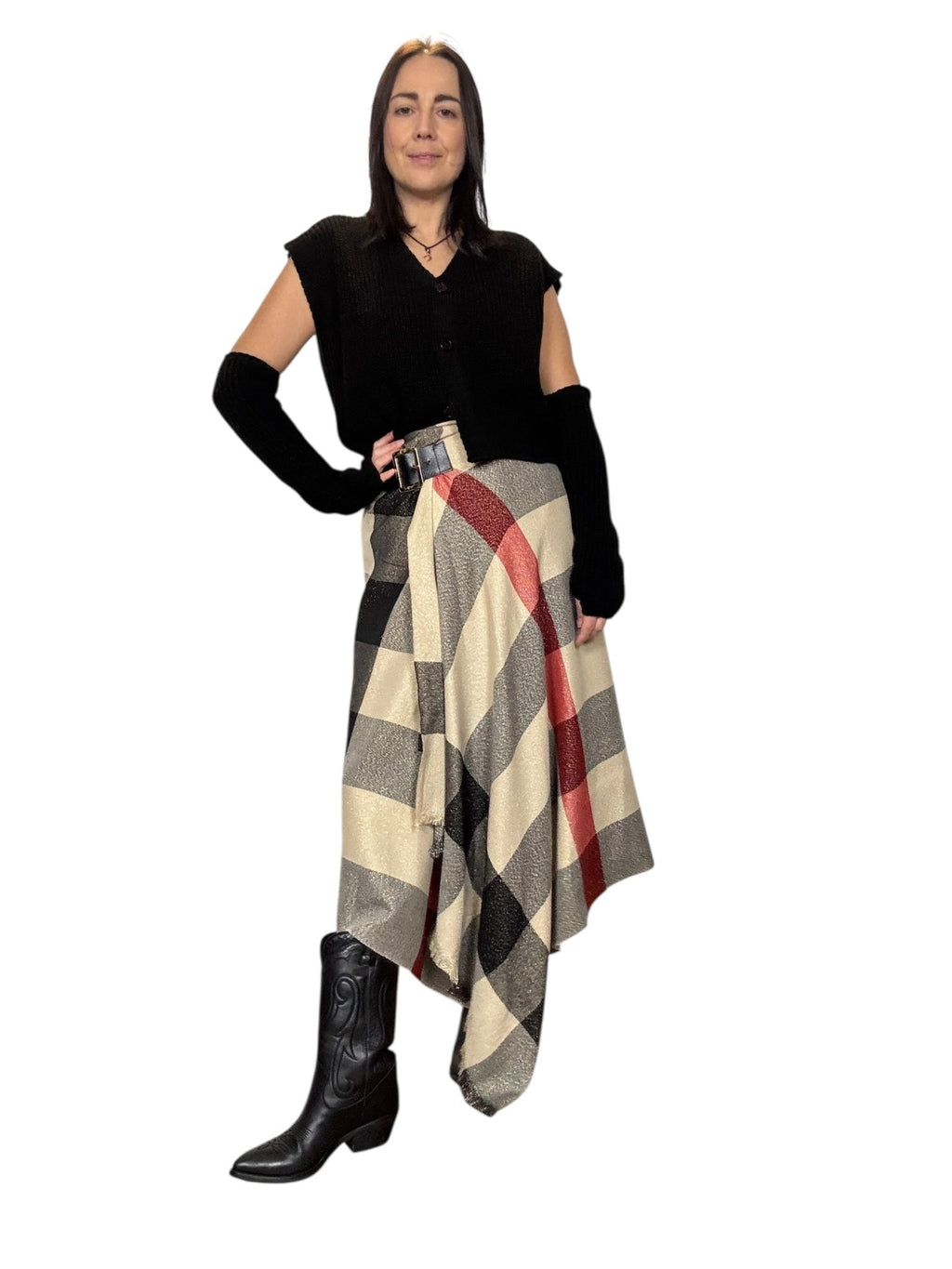 GONNA CHECK BURBERRY INSPIRED SUSY MIX - XE BLU ABBIGLIAMENTO