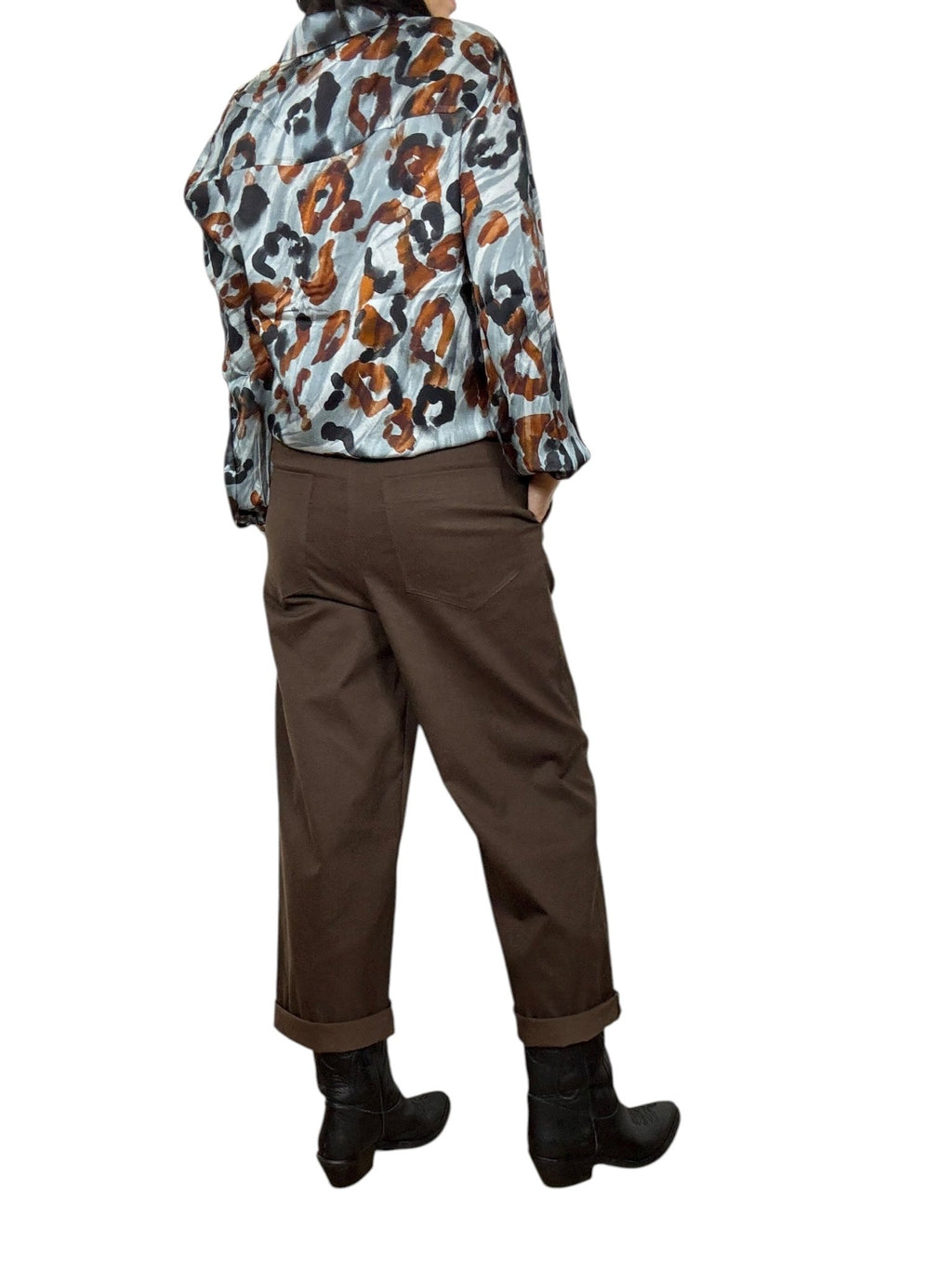 PANTALONE CON CINTURA SUSY MIX - XE BLU ABBIGLIAMENTO