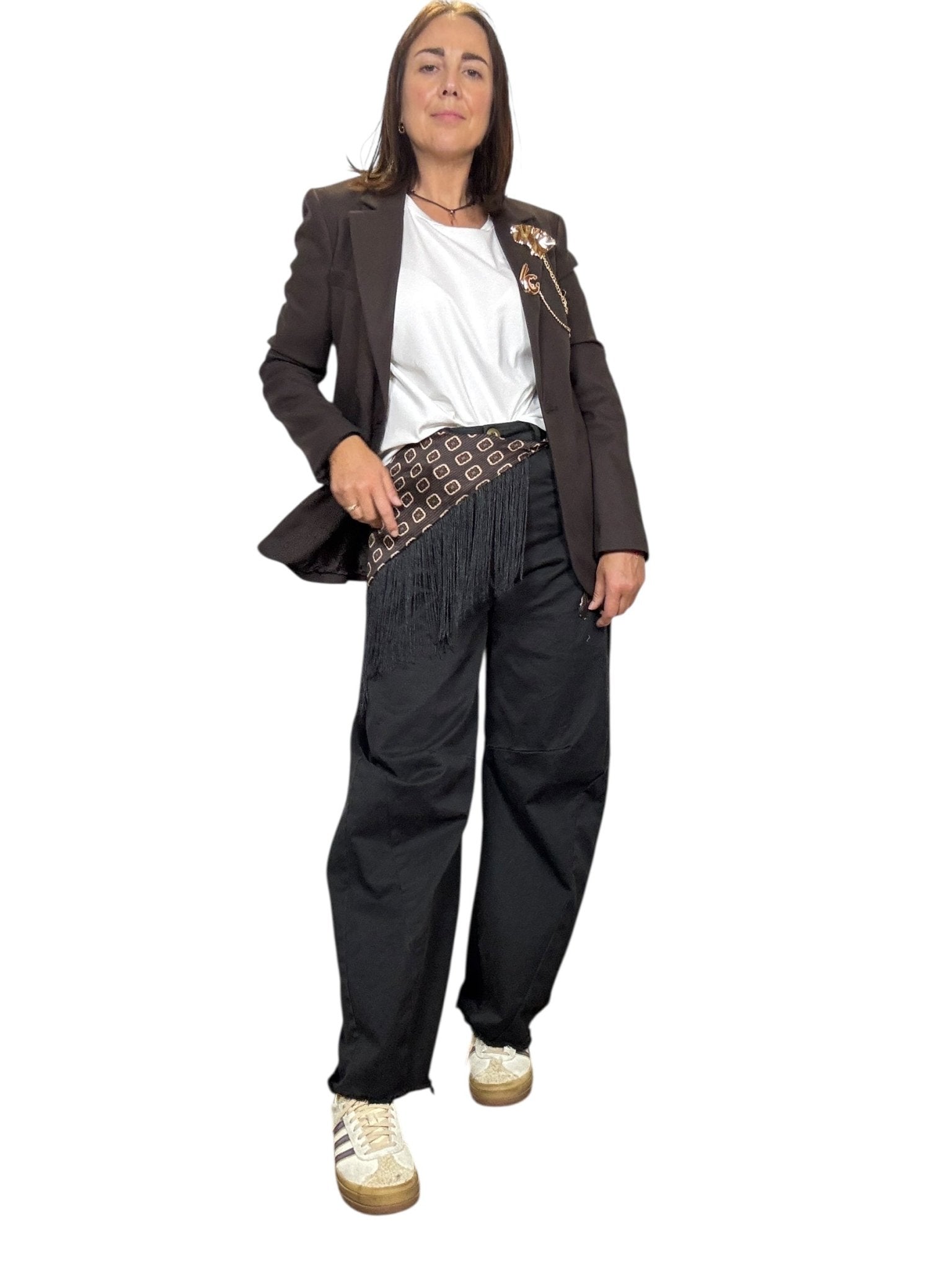 PANTALONE A BANANA SUSY MIX - XE BLU ABBIGLIAMENTO