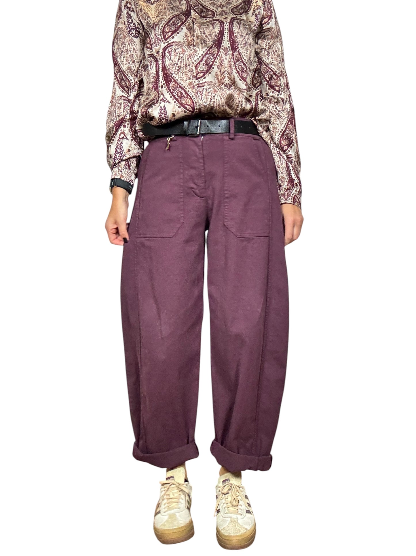 PANTALONE CARROT COLORATO SUSY MIX