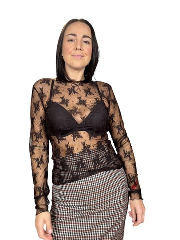 MAGLIETTA IN PIZZO SUSY MIX