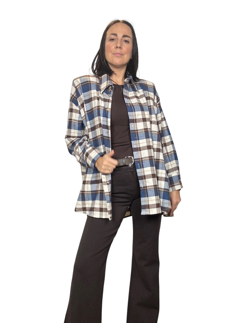 CAMICIA A QUADRI MOTEL - XE BLU ABBIGLIAMENTO