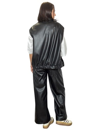 GILET IN ECOPELLE SUSY MIX