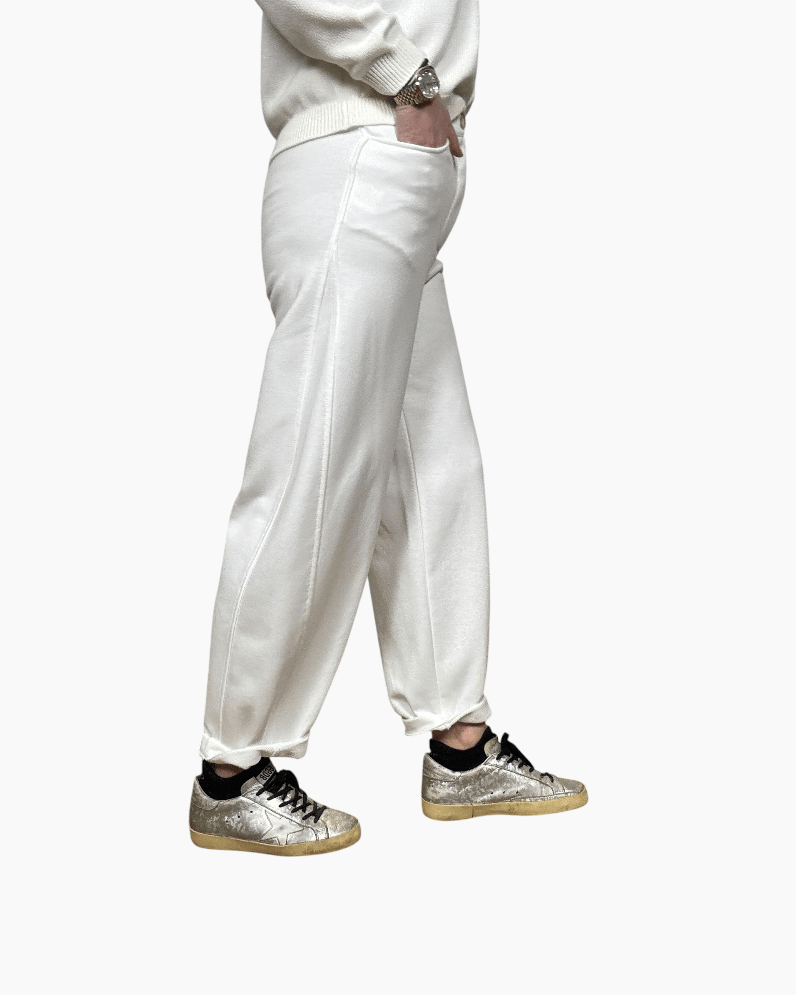 PANTALONE IN FELPA SUSY MIX - XE BLU ABBIGLIAMENTO