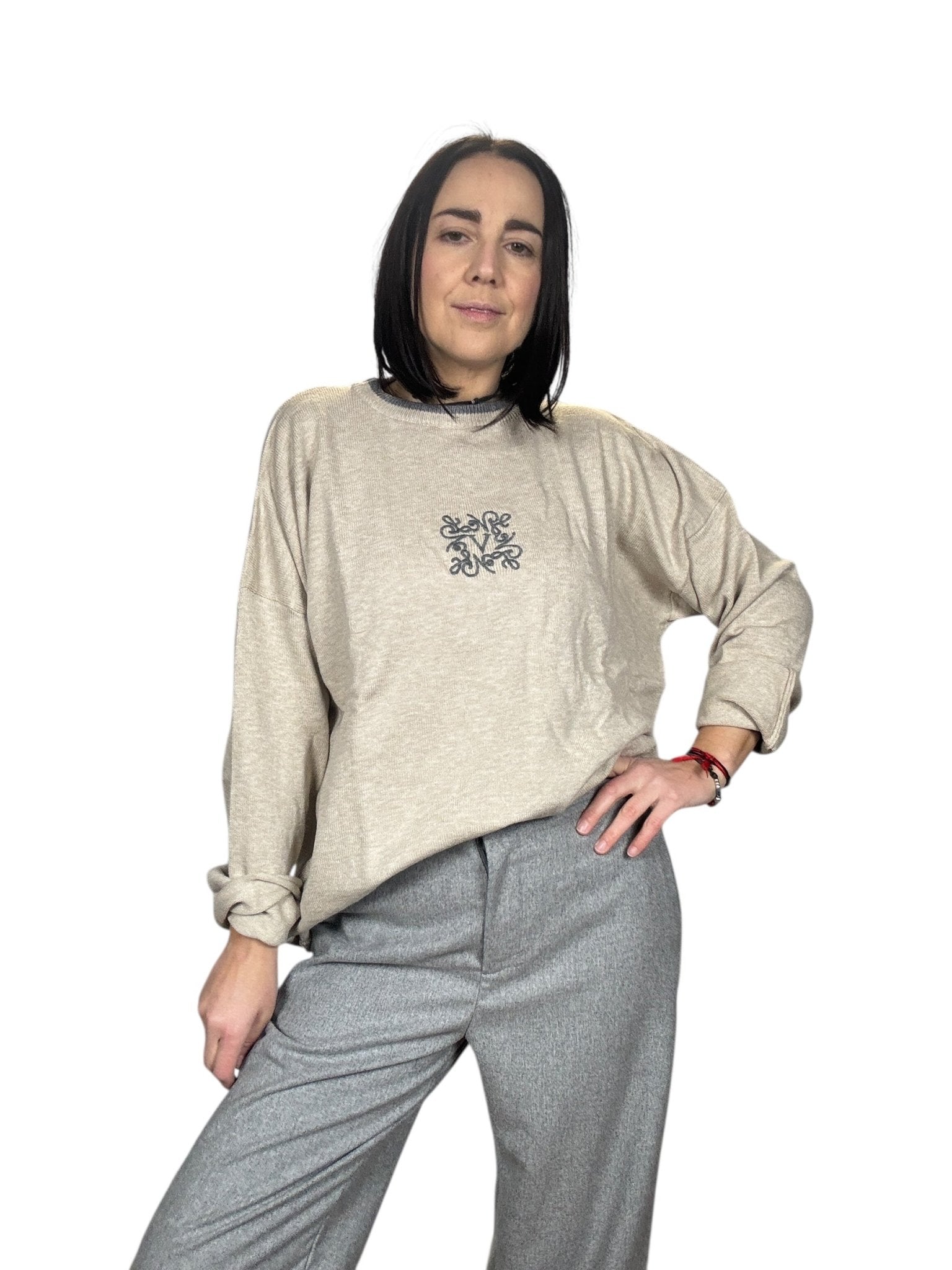 MAGLIA OVER LOEWE VICOLO - XE BLU ABBIGLIAMENTO