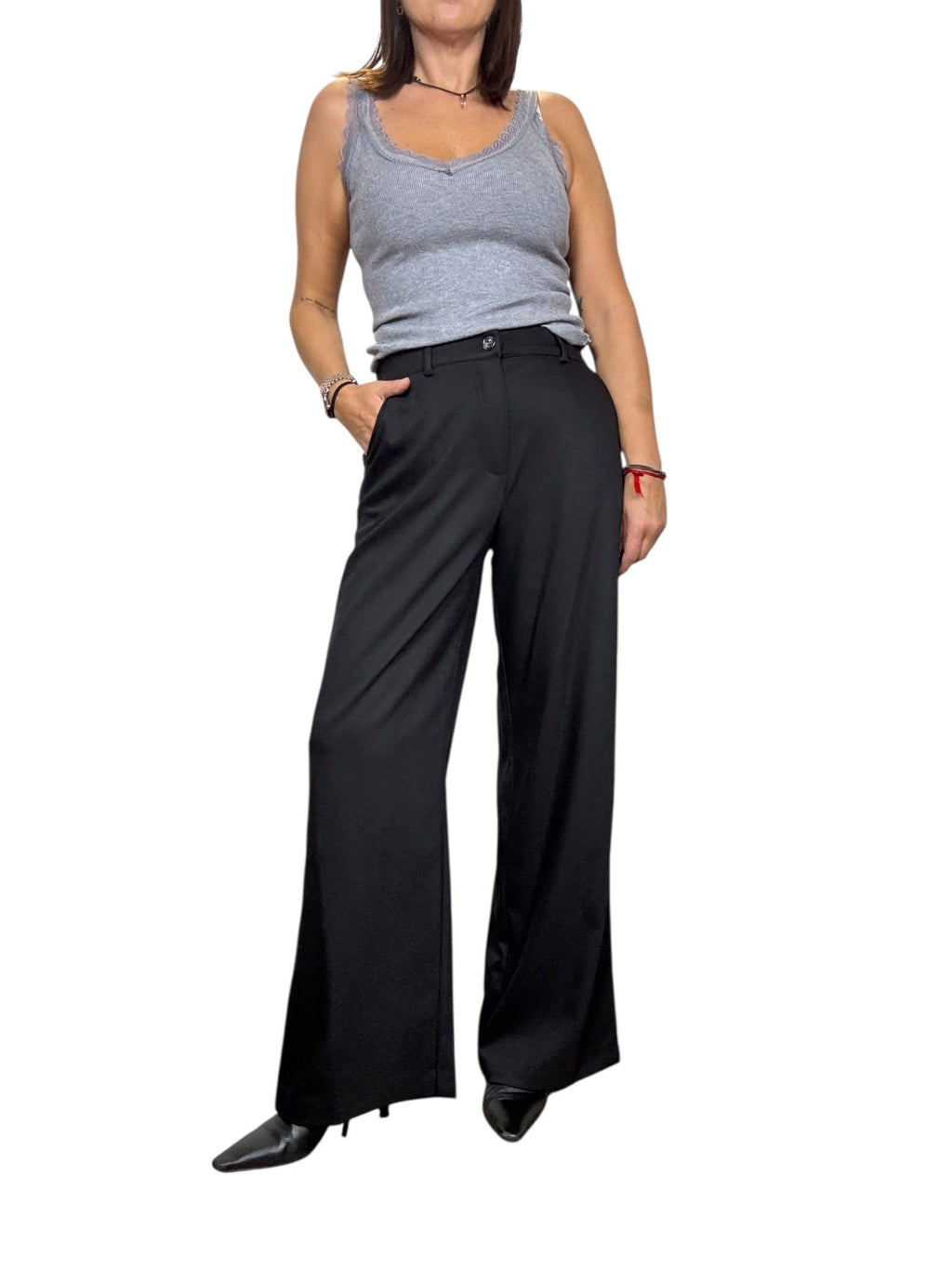 PANTALONE A PALAZZO BASIC SUSY MIX - XE BLU ABBIGLIAMENTO
