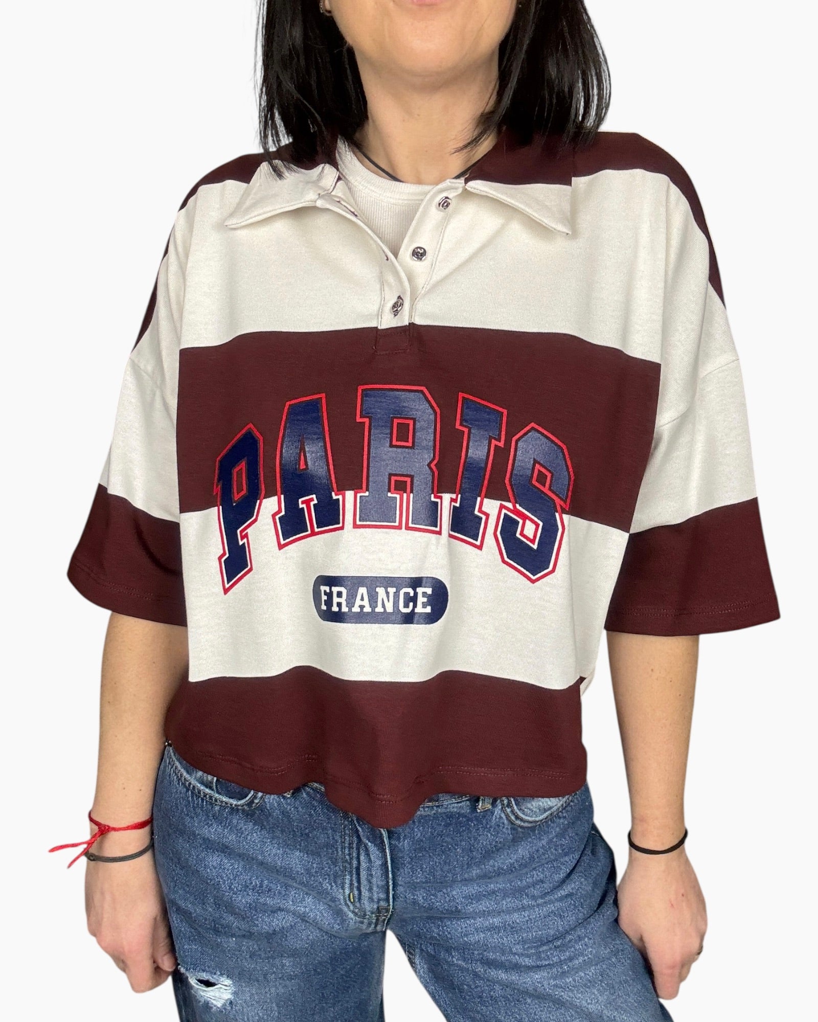 POLO A RIGHE PARIS VICOLO - XE BLU ABBIGLIAMENTO