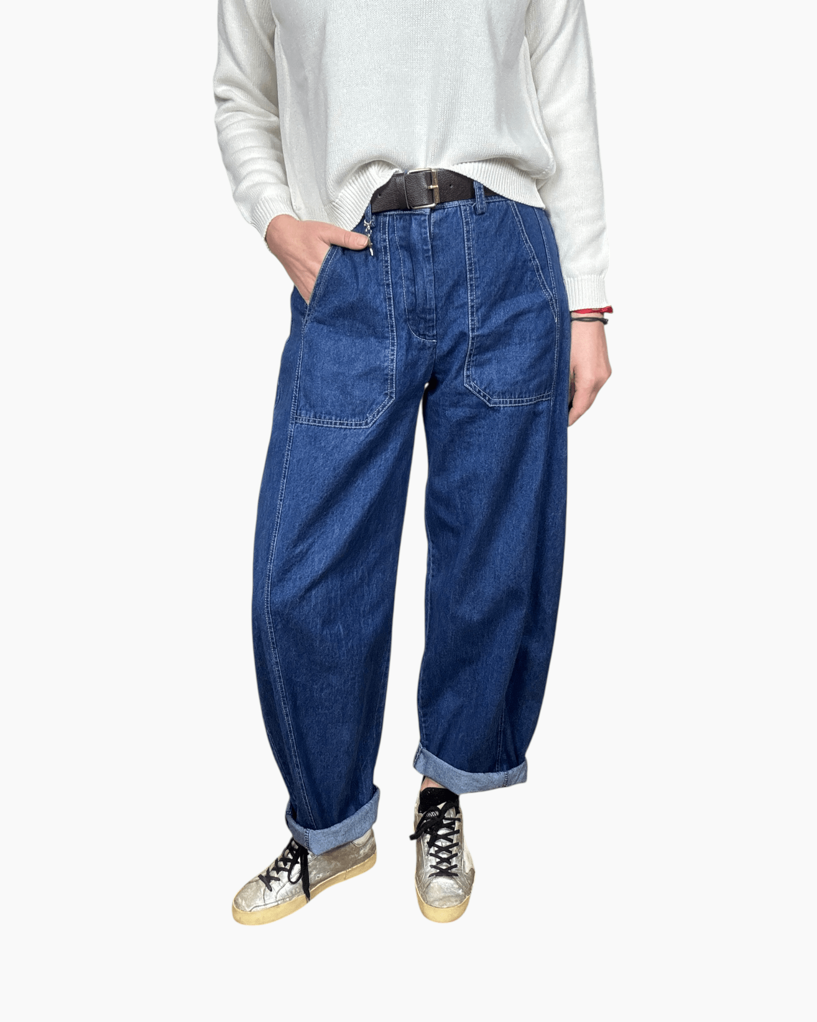 JEANS CARROT SUSY MIX - XE BLU ABBIGLIAMENTO