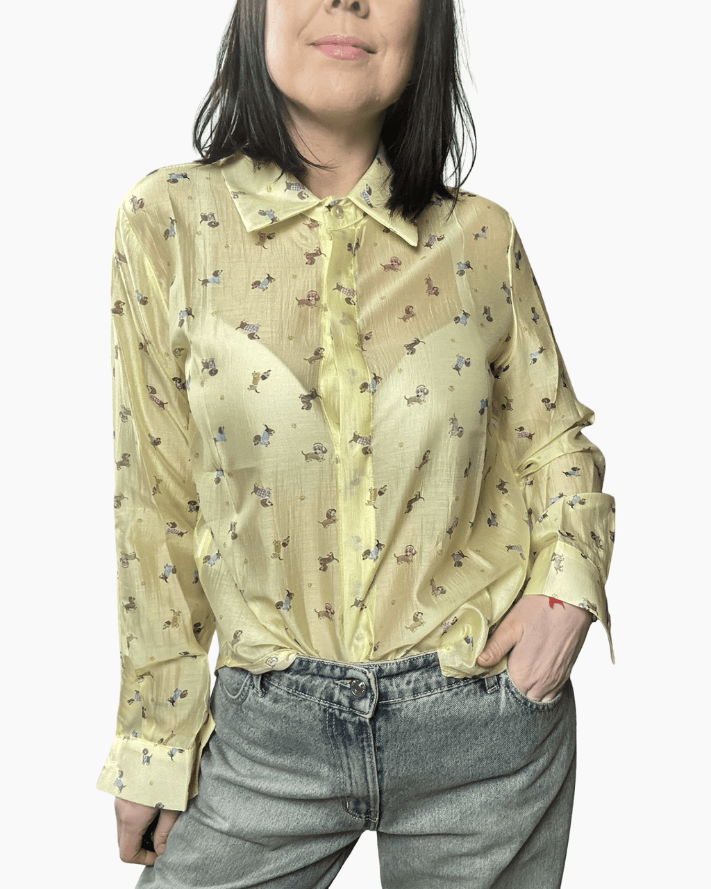 CAMICIA CAGNOLINI SUSY MIX - XE BLU ABBIGLIAMENTO