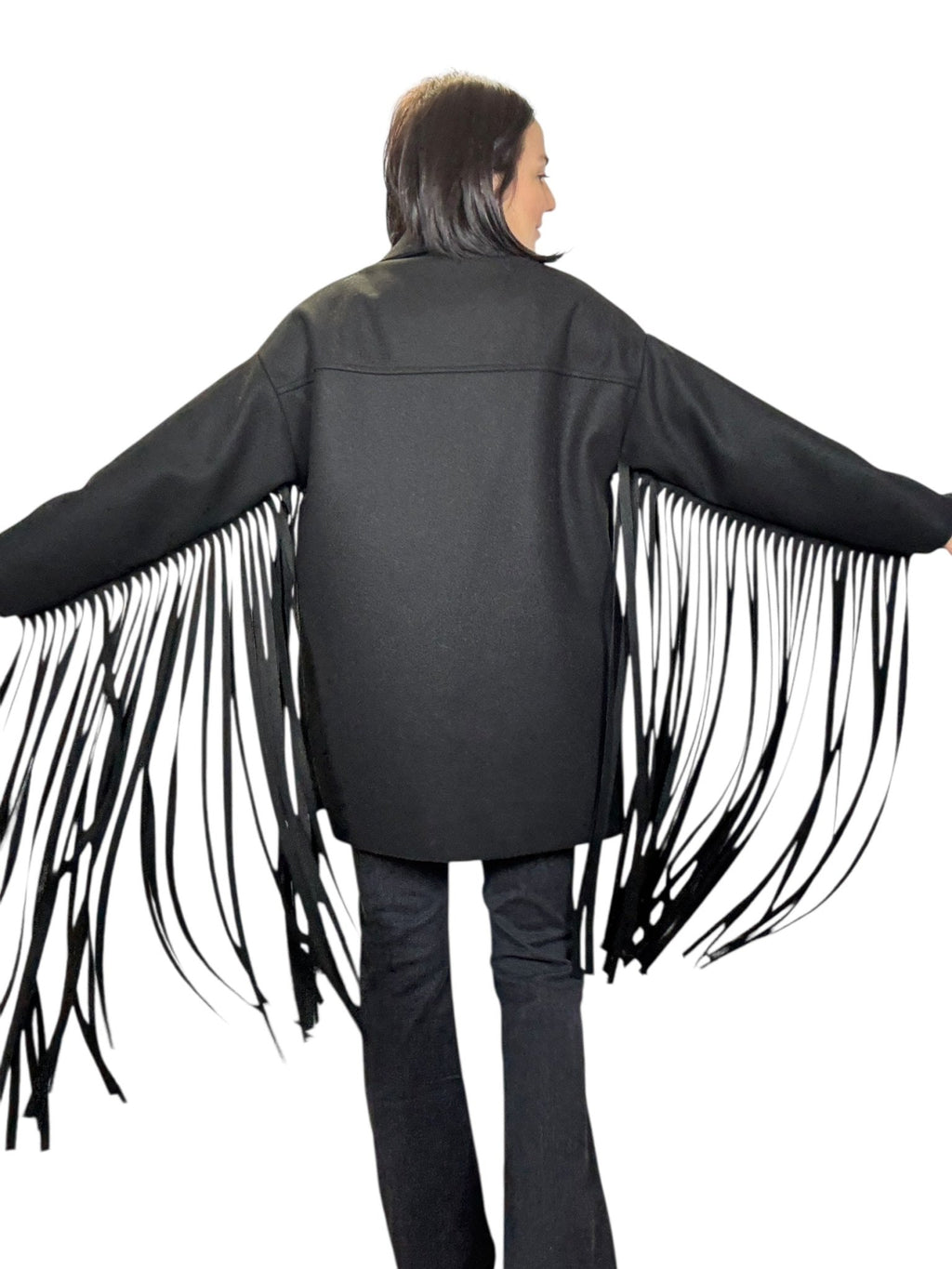 CAPPOTTINO FRANGE SUSY MIX - XE BLU ABBIGLIAMENTO