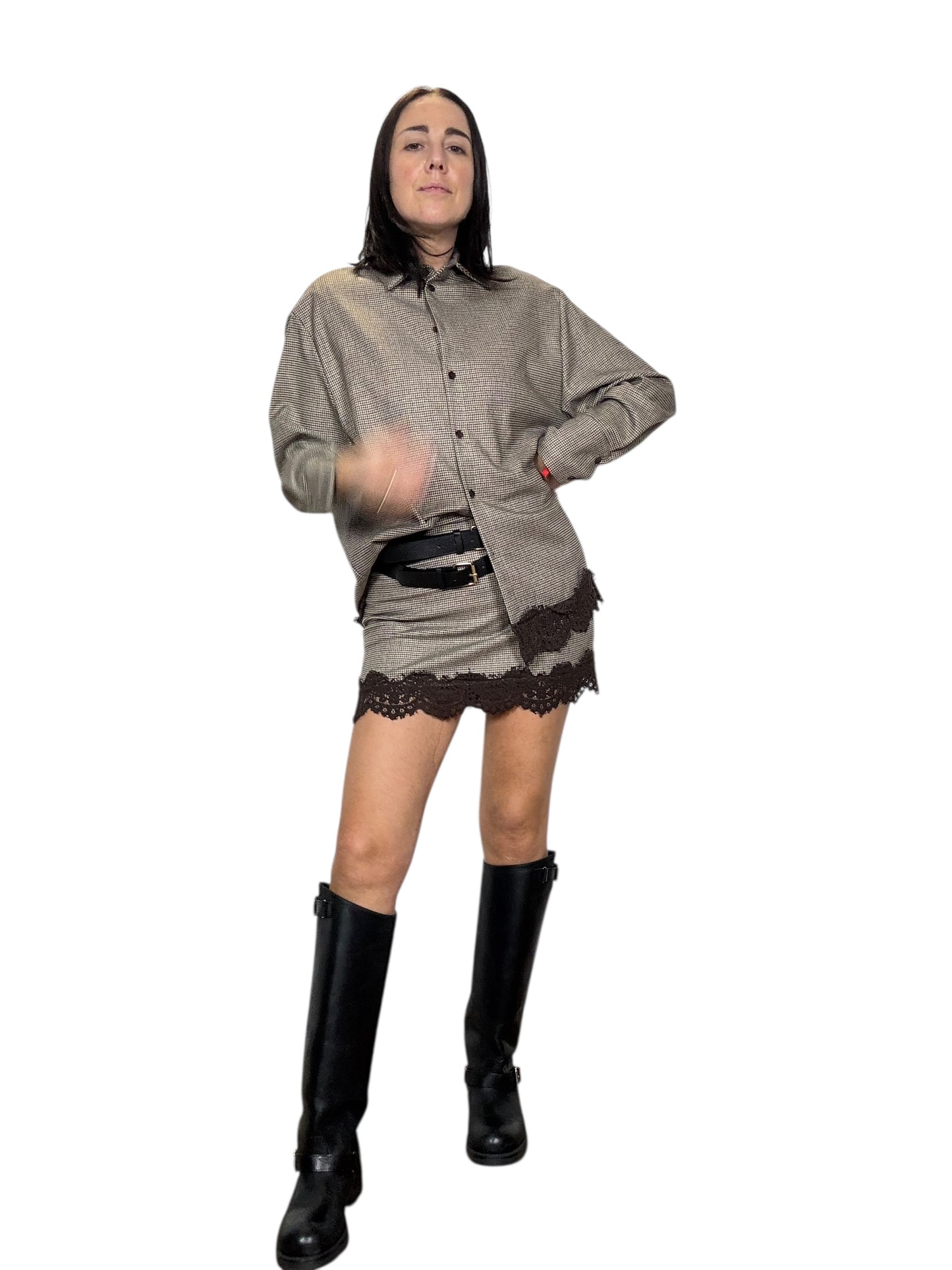 CAMICIA MICROQUADRETTO HAVEONE