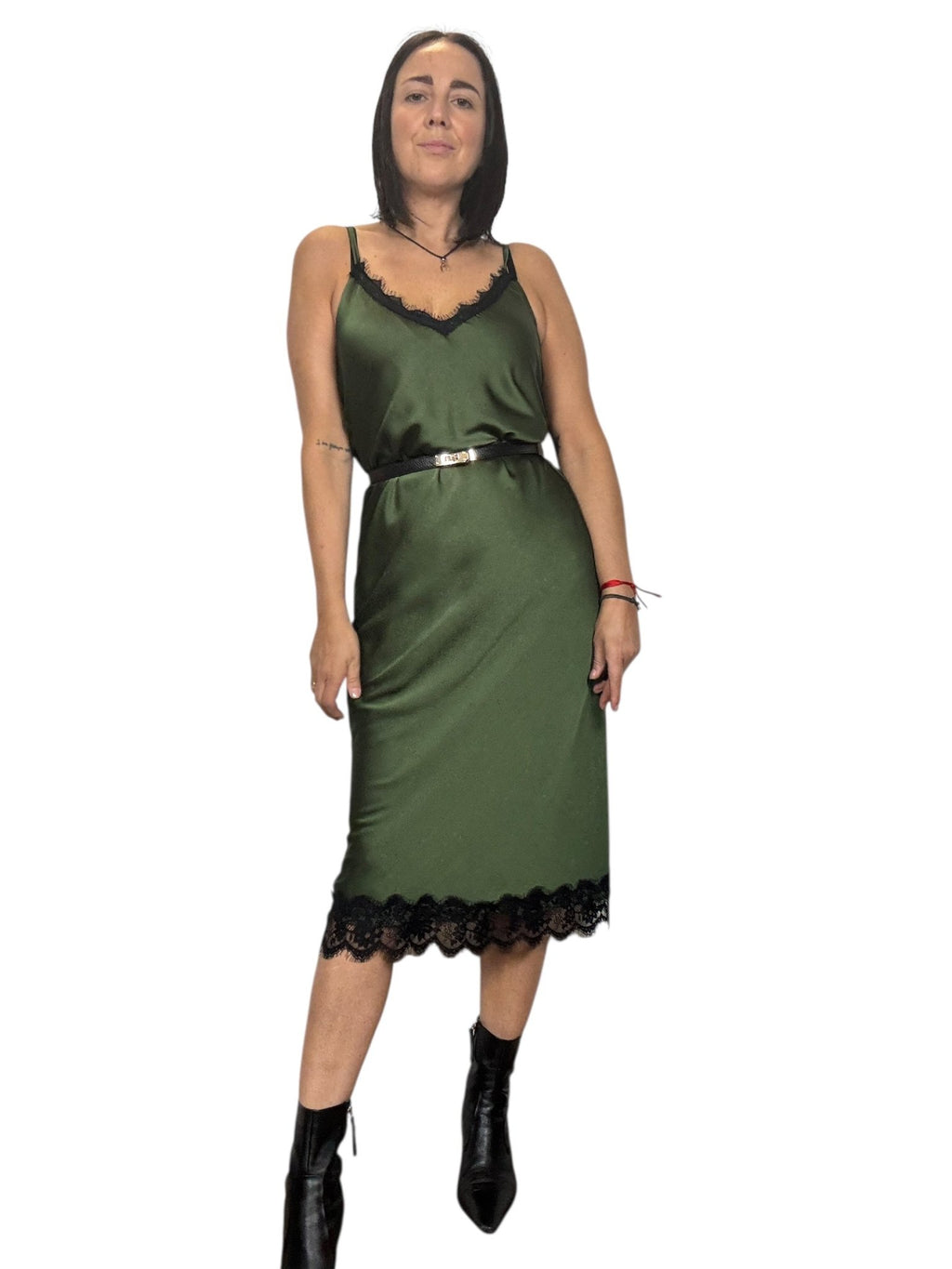 ABITO LINGERIE MIDI SUSY MIX - XE BLU ABBIGLIAMENTO