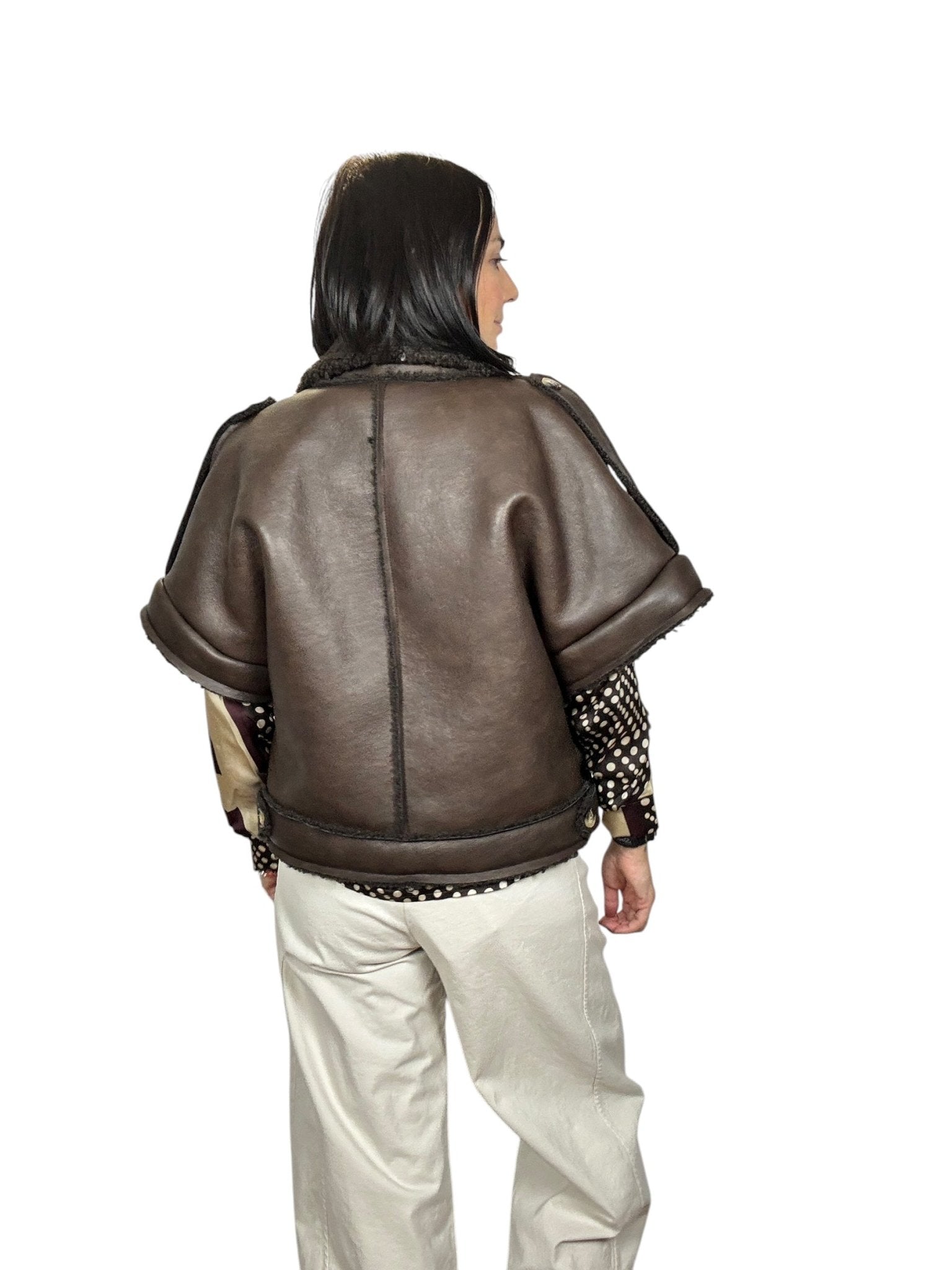 GILET IN ECOMONTONE VICOLO - XE BLU ABBIGLIAMENTO