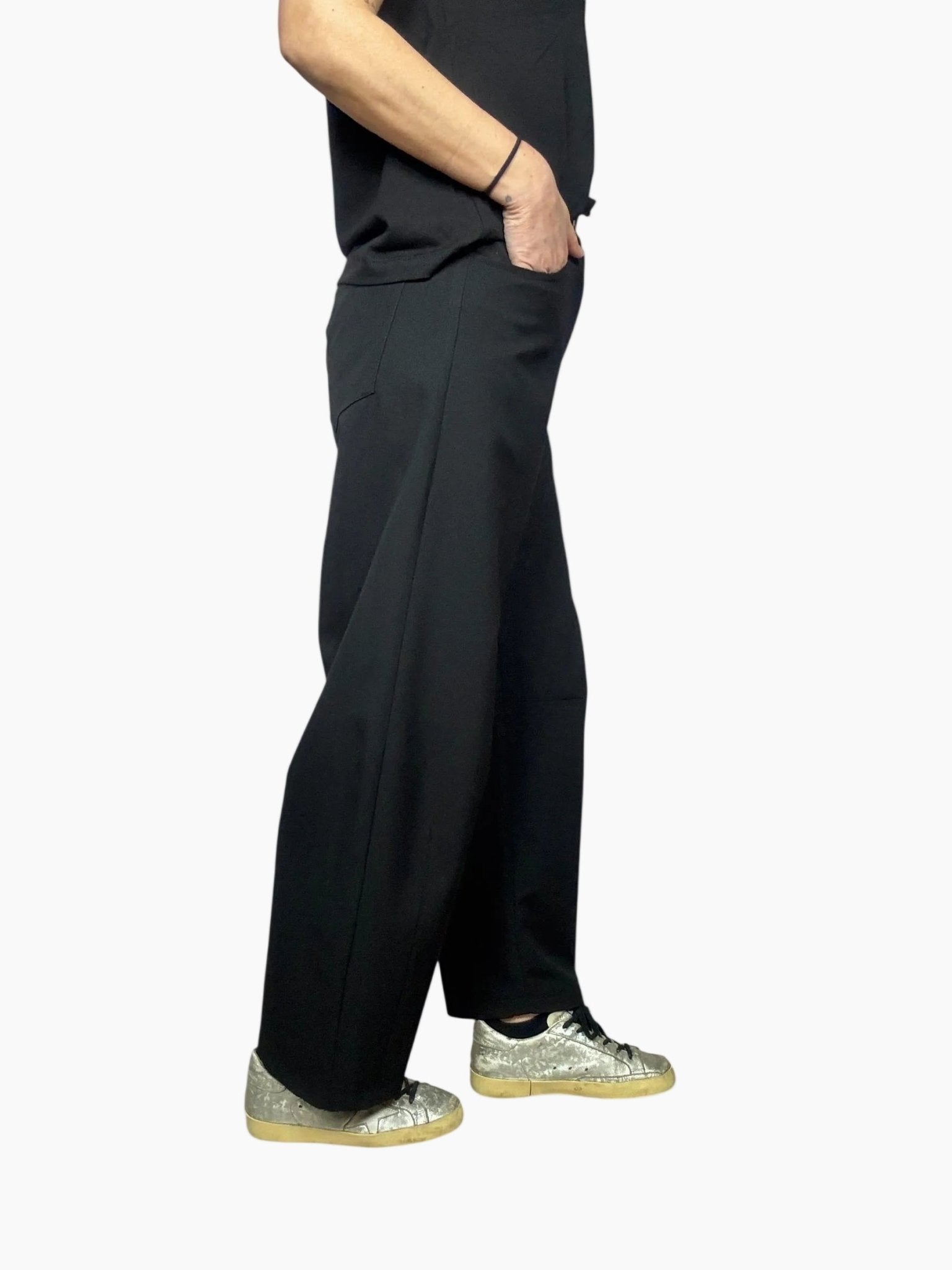 PANTALONE BARREL VICOLO - XE BLU ABBIGLIAMENTO